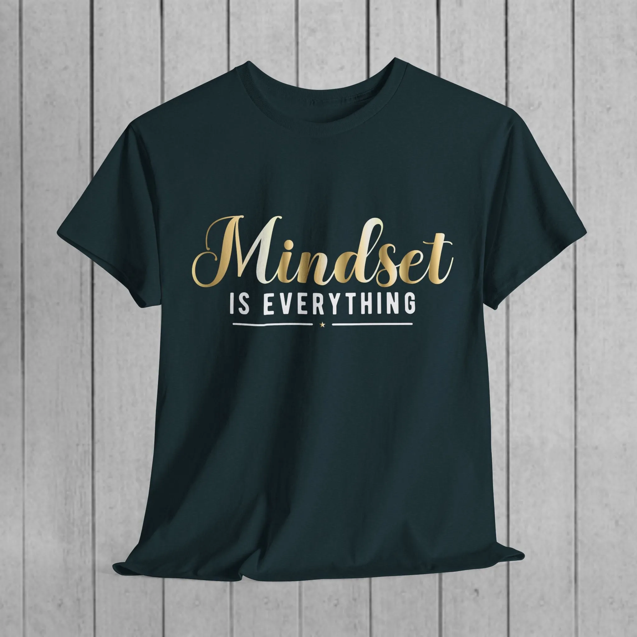 Mindset Unisex Heavy Cotton Tee - Inspirational T-Shirt for Positive Thinking