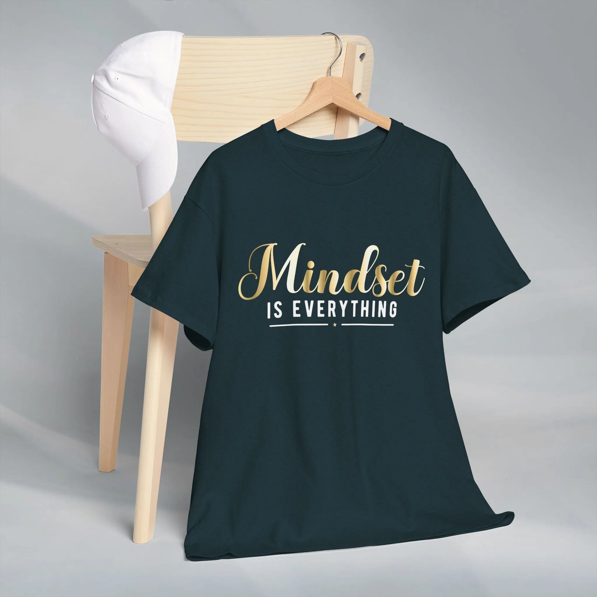 Mindset Unisex Heavy Cotton Tee - Inspirational T-Shirt for Positive Thinking