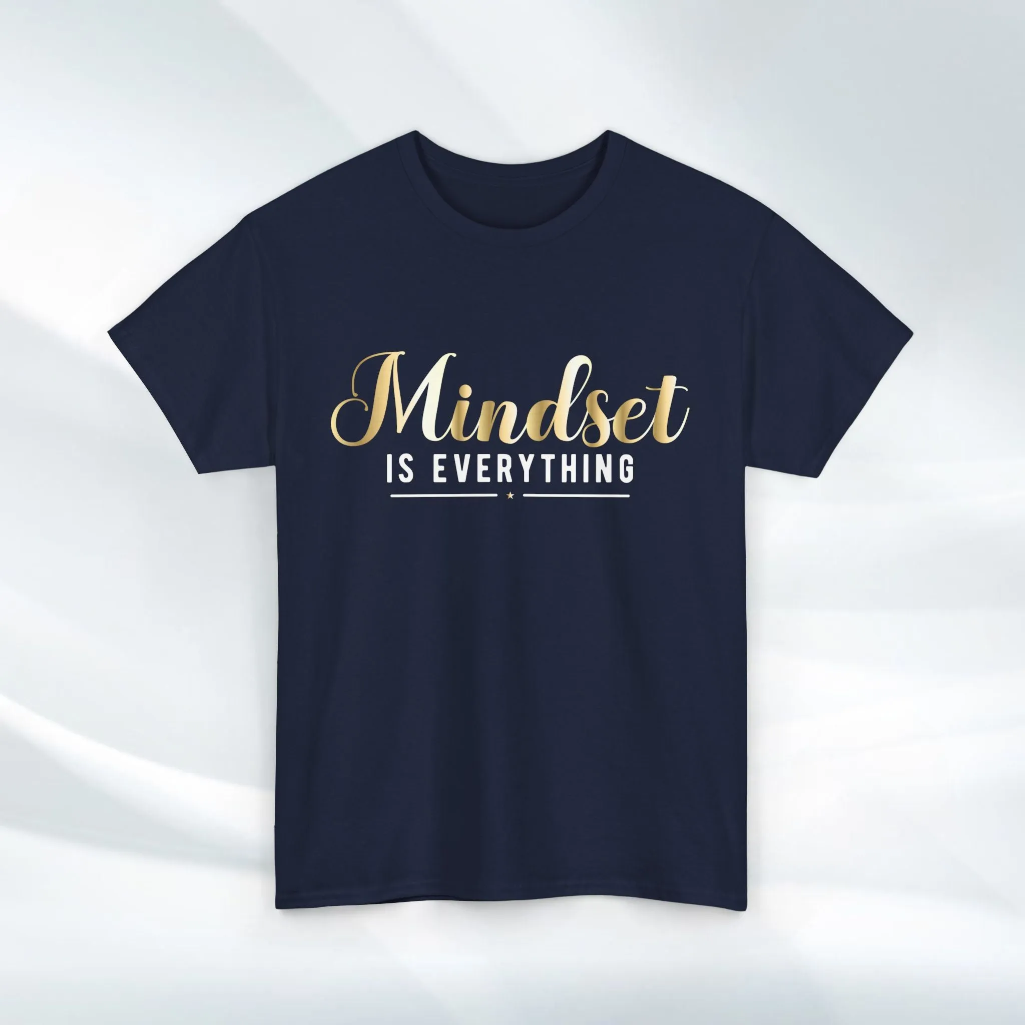 Mindset Unisex Heavy Cotton Tee - Inspirational T-Shirt for Positive Thinking