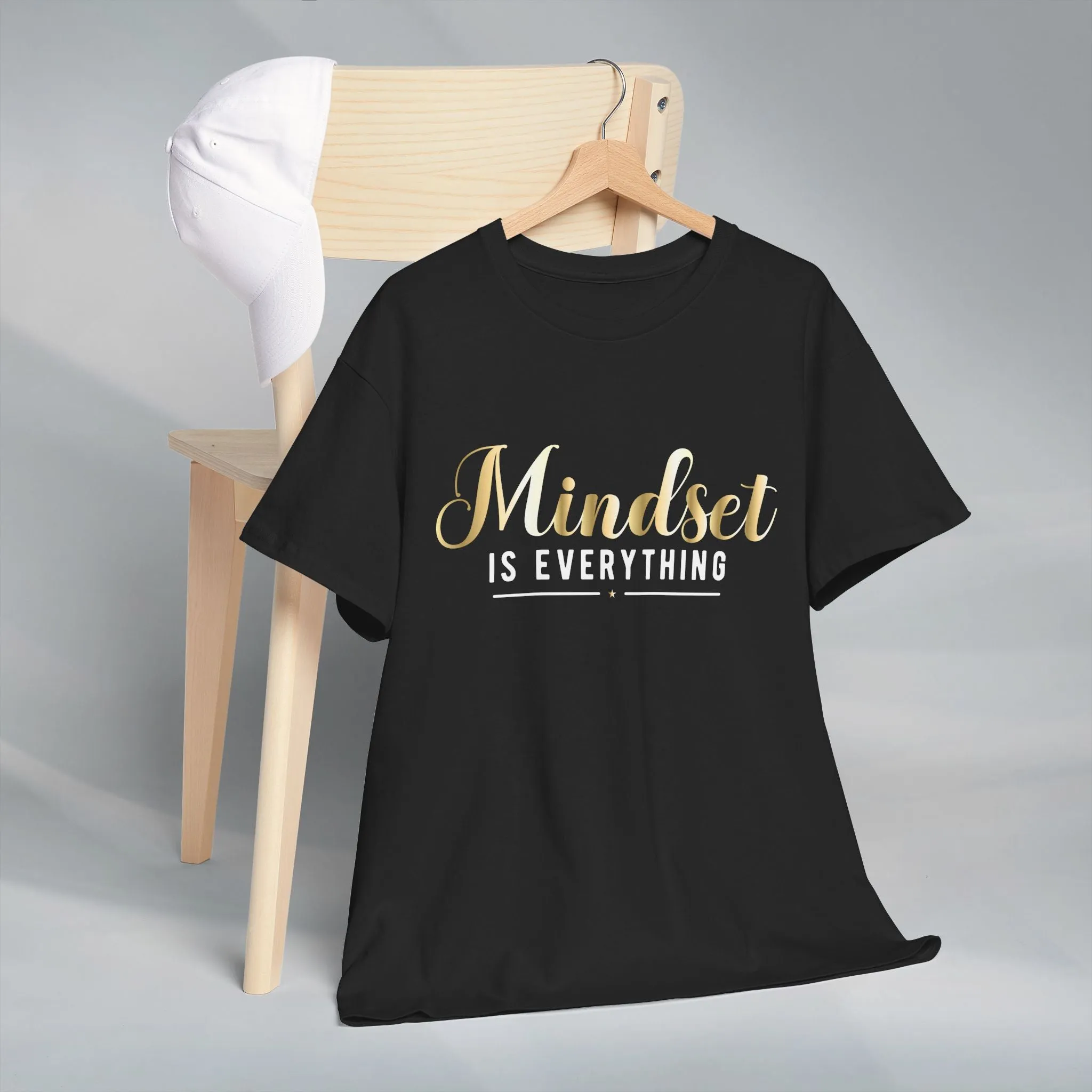 Mindset Unisex Heavy Cotton Tee - Inspirational T-Shirt for Positive Thinking