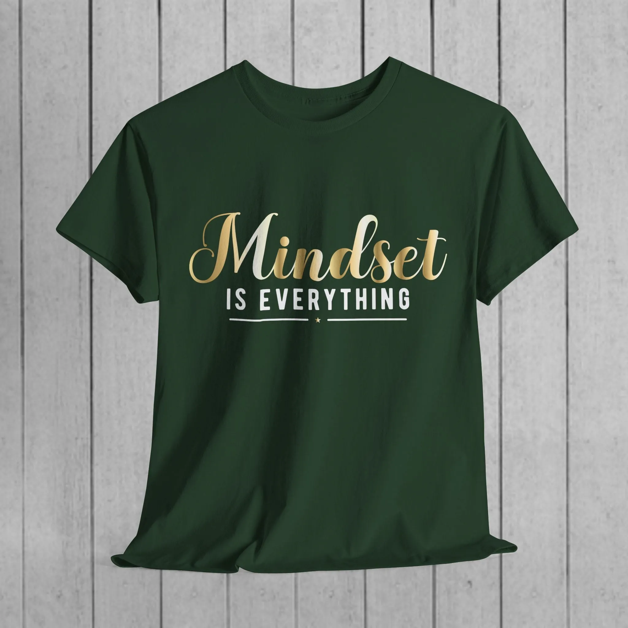Mindset Unisex Heavy Cotton Tee - Inspirational T-Shirt for Positive Thinking