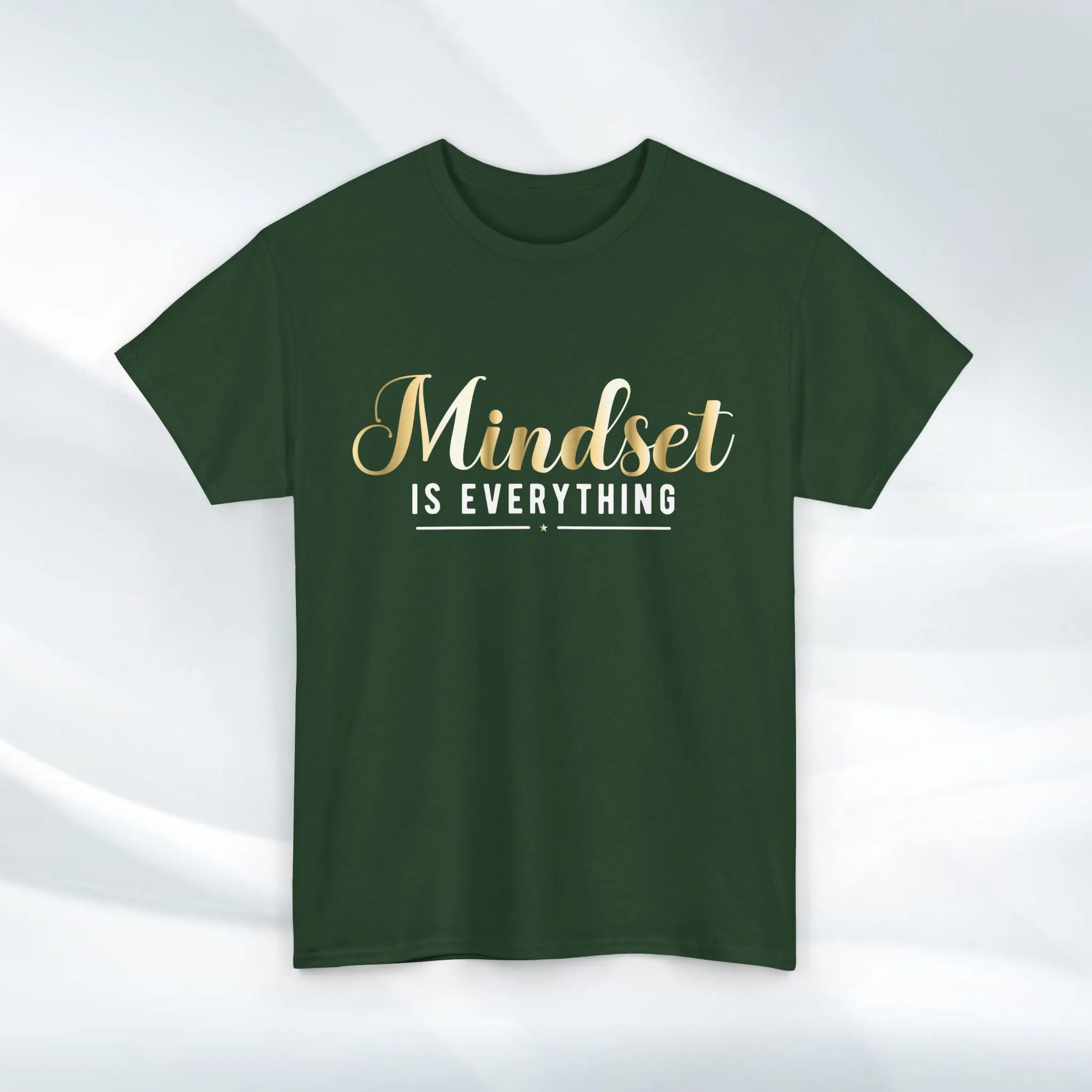 Mindset Unisex Heavy Cotton Tee - Inspirational T-Shirt for Positive Thinking