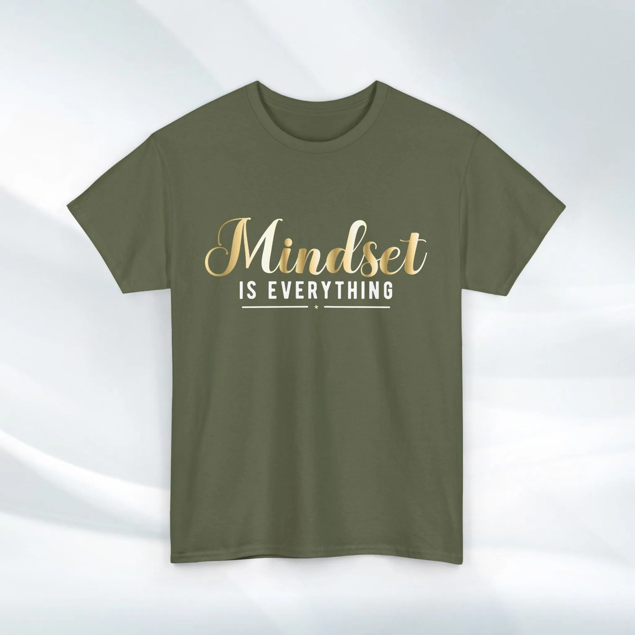 Mindset Unisex Heavy Cotton Tee - Inspirational T-Shirt for Positive Thinking