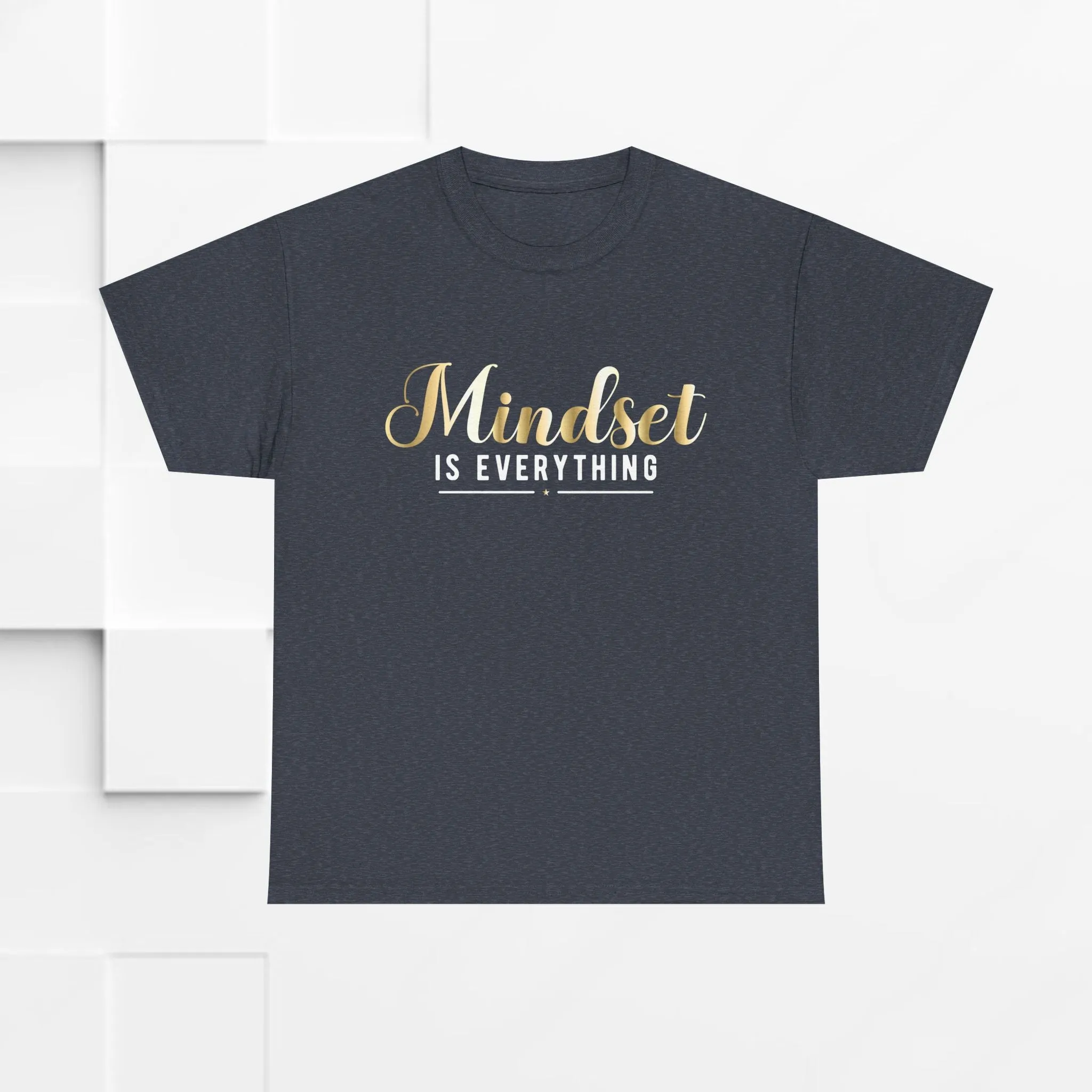 Mindset Unisex Heavy Cotton Tee - Inspirational T-Shirt for Positive Thinking