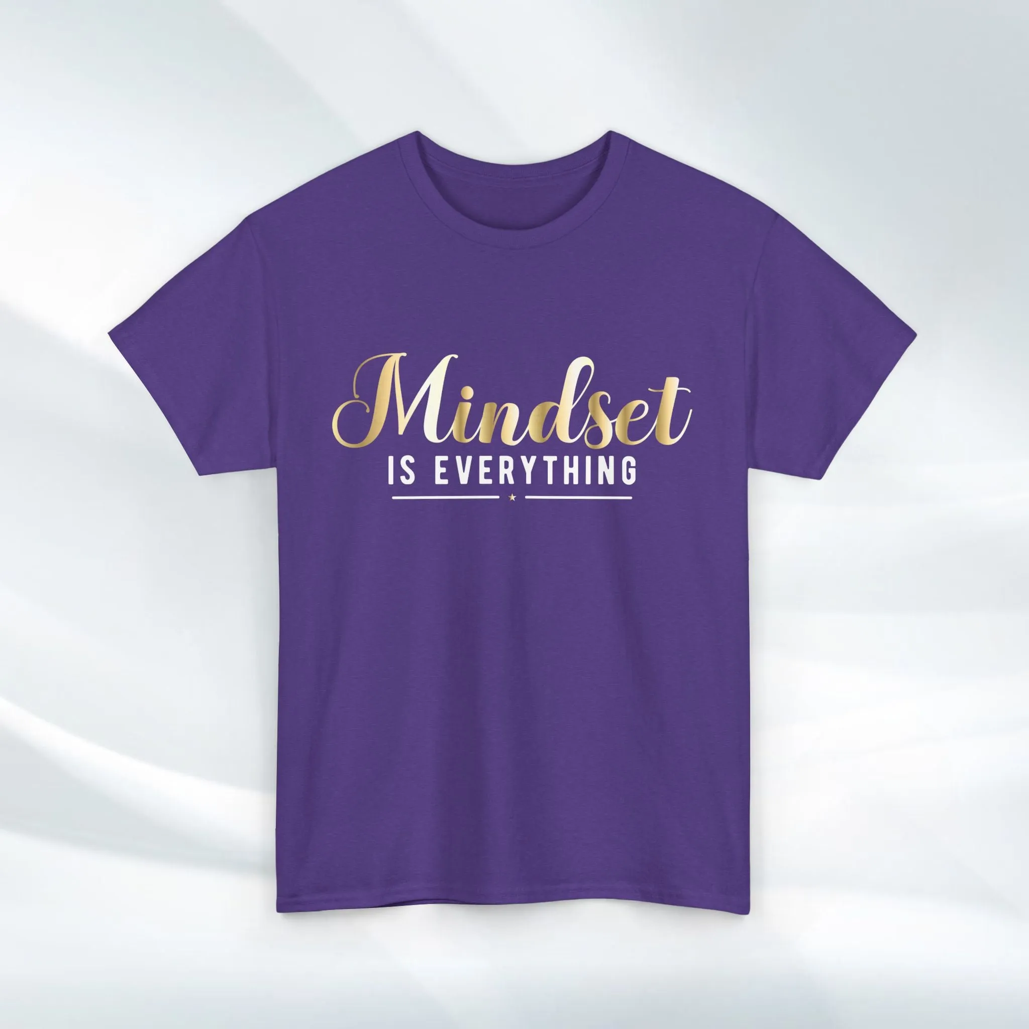 Mindset Unisex Heavy Cotton Tee - Inspirational T-Shirt for Positive Thinking