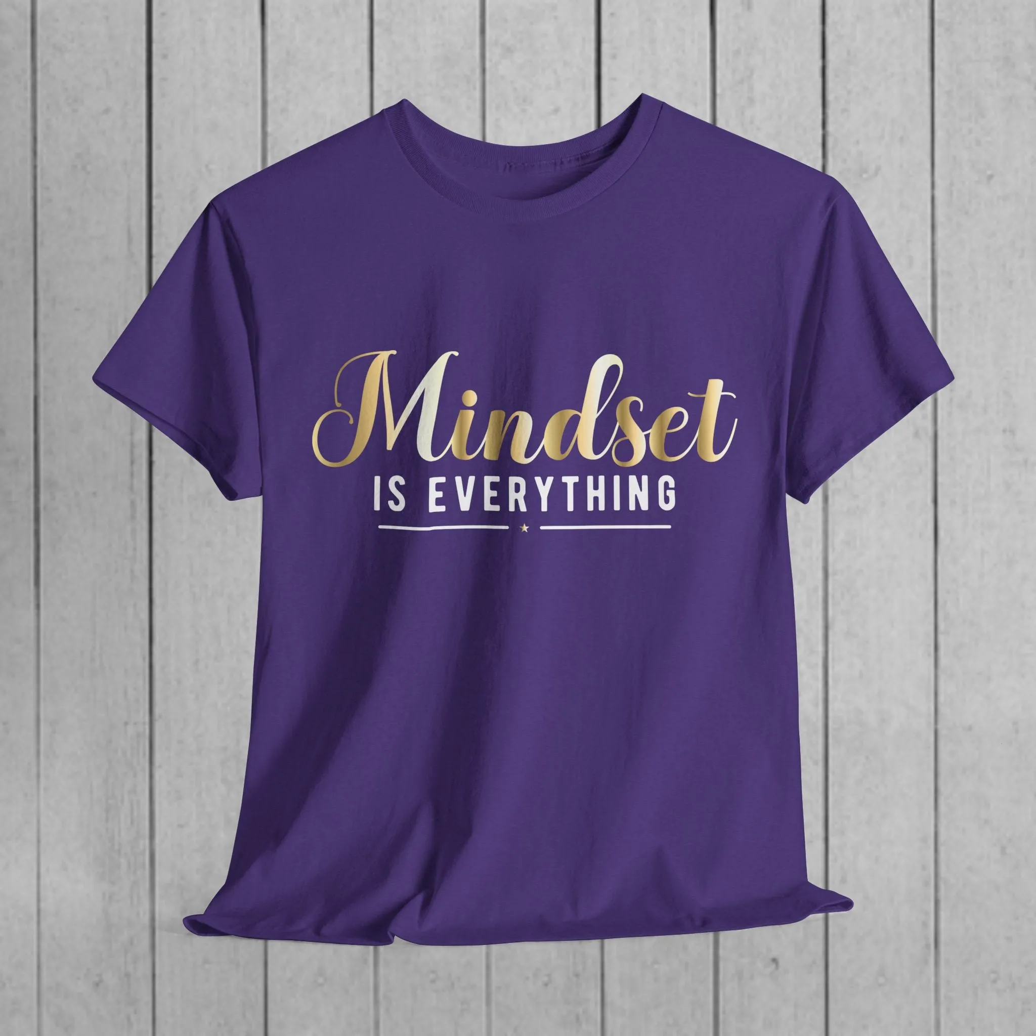 Mindset Unisex Heavy Cotton Tee - Inspirational T-Shirt for Positive Thinking