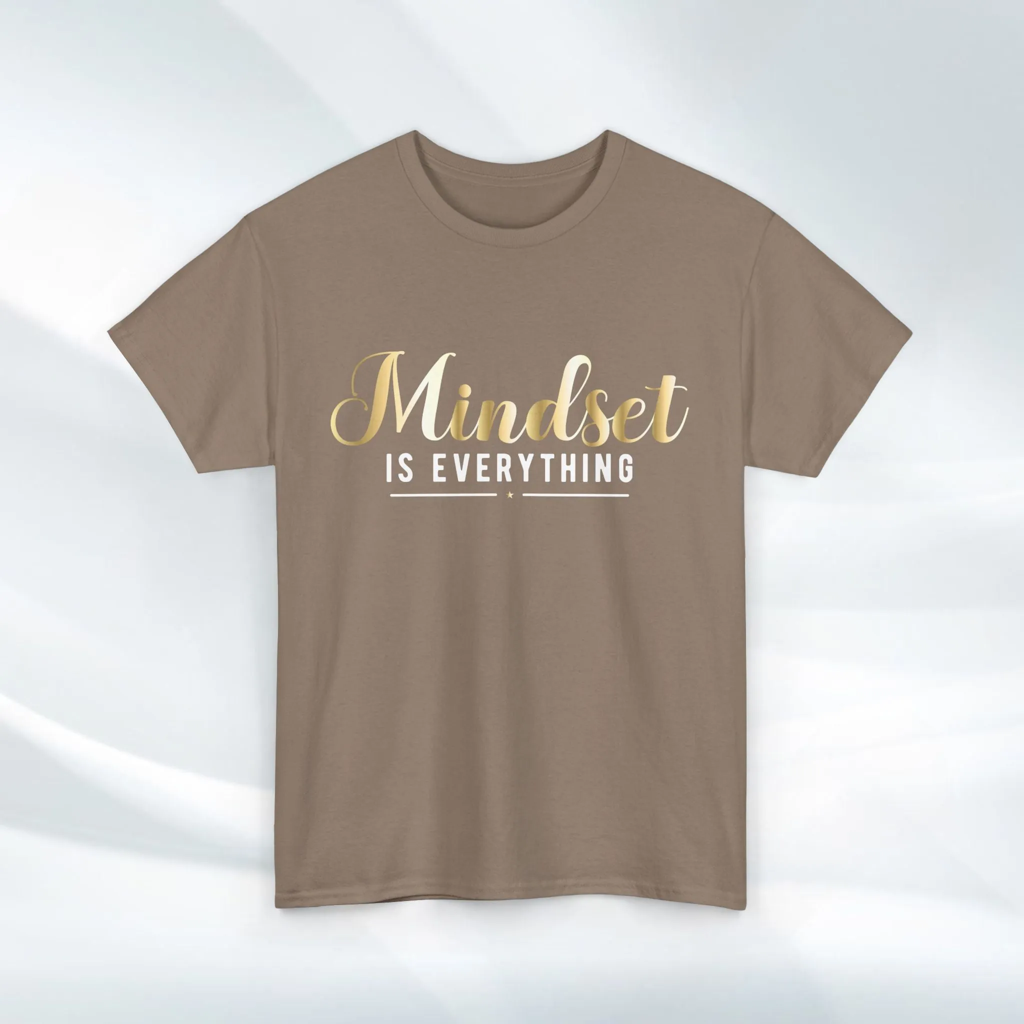 Mindset Unisex Heavy Cotton Tee - Inspirational T-Shirt for Positive Thinking