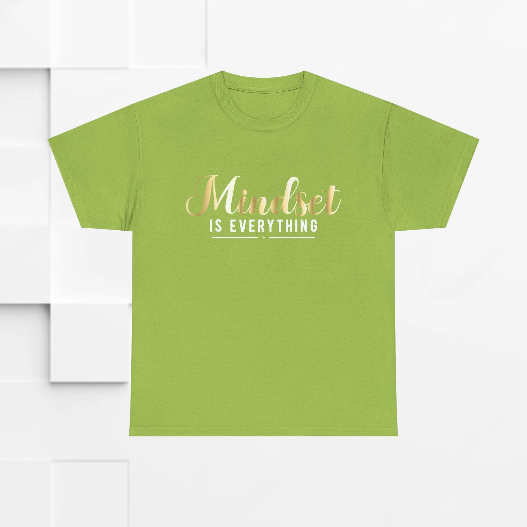 Mindset Unisex Heavy Cotton Tee - Inspirational T-Shirt for Positive Thinking