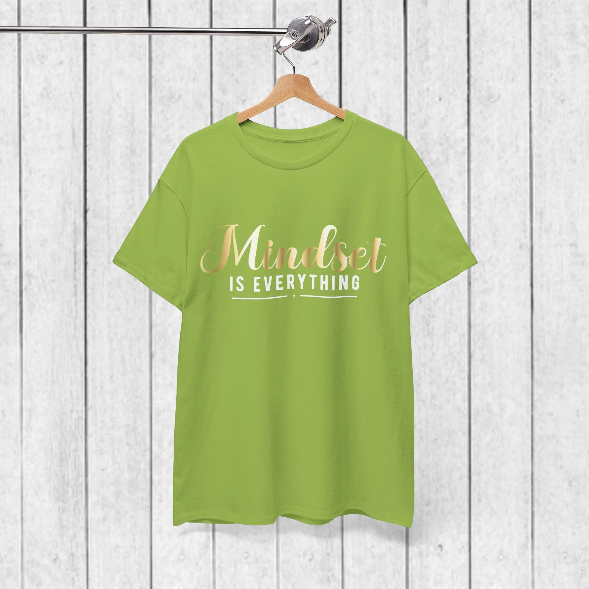 Mindset Unisex Heavy Cotton Tee - Inspirational T-Shirt for Positive Thinking