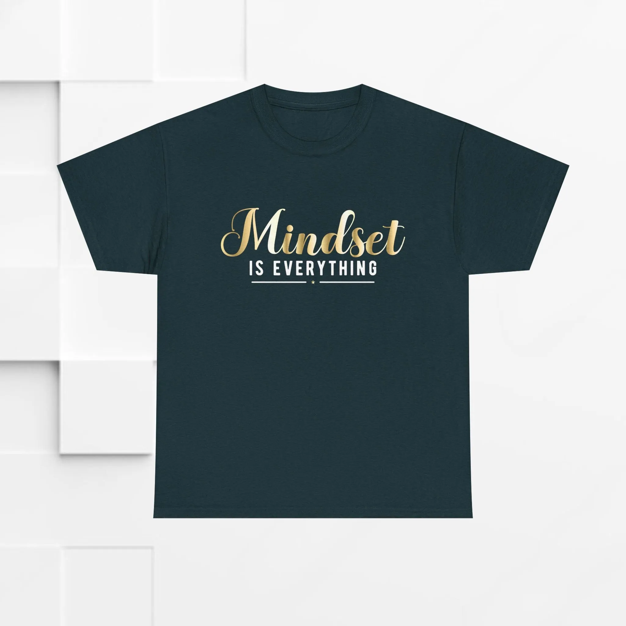 Mindset Unisex Heavy Cotton Tee - Inspirational T-Shirt for Positive Thinking