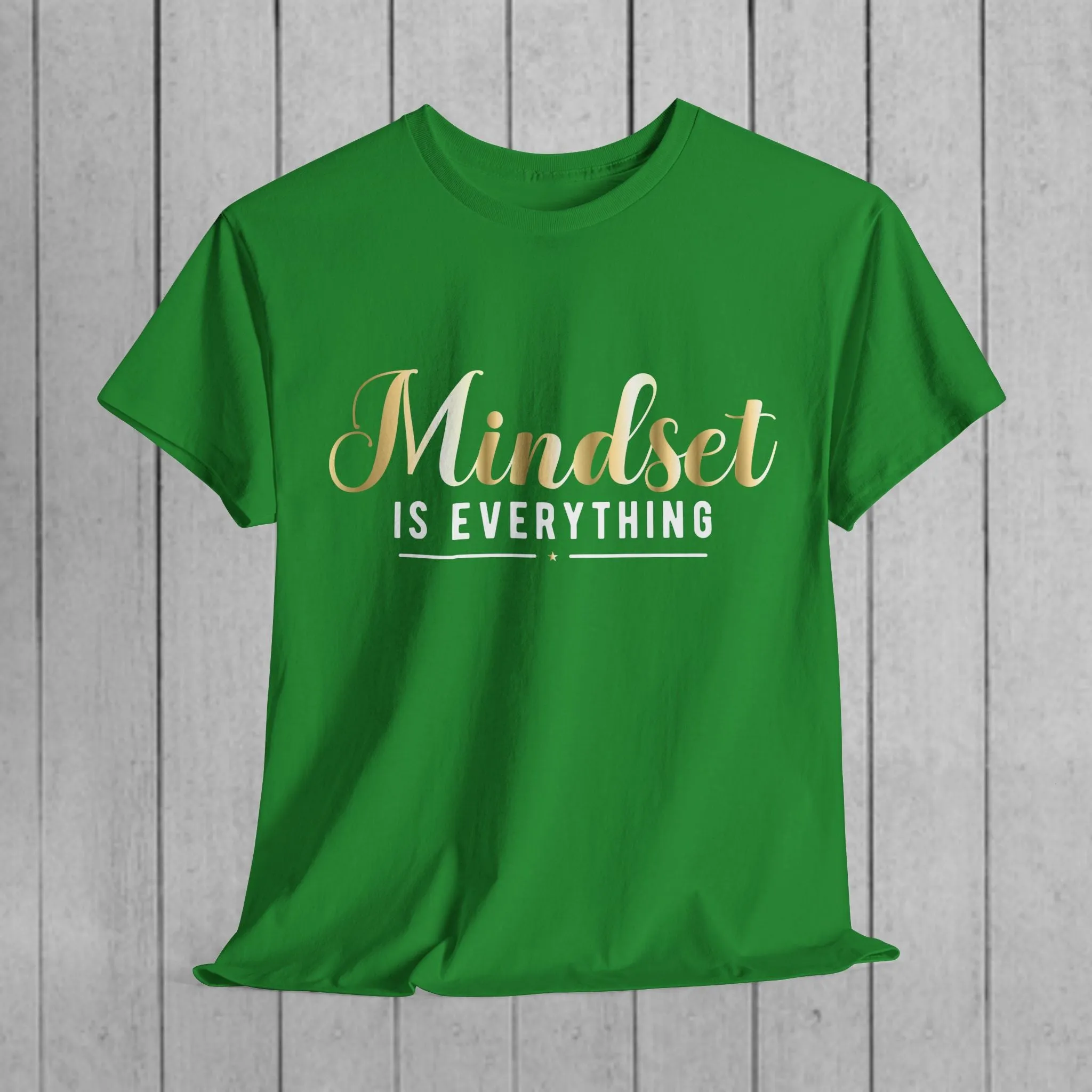 Mindset Unisex Heavy Cotton Tee - Inspirational T-Shirt for Positive Thinking