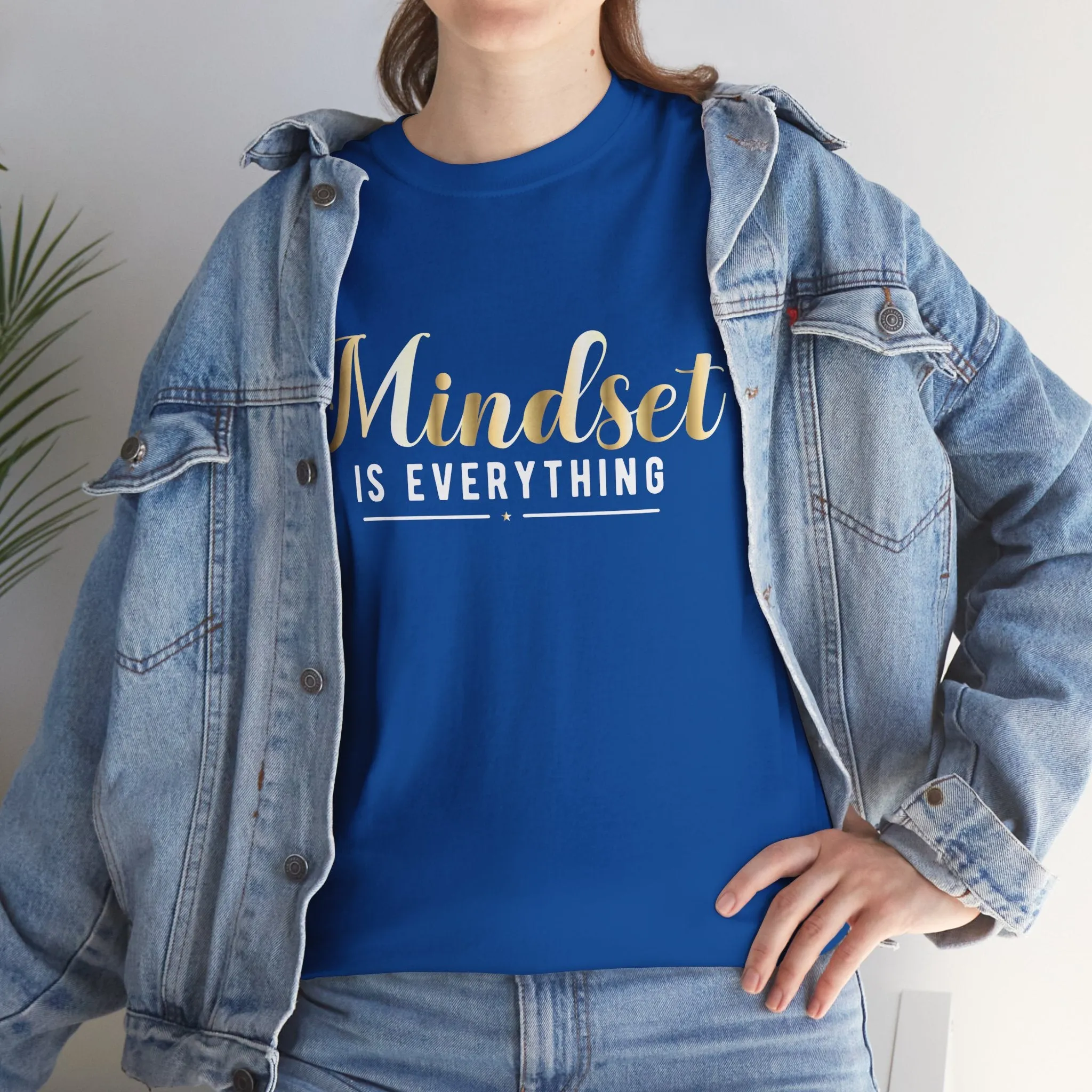 Mindset Unisex Heavy Cotton Tee - Inspirational T-Shirt for Positive Thinking