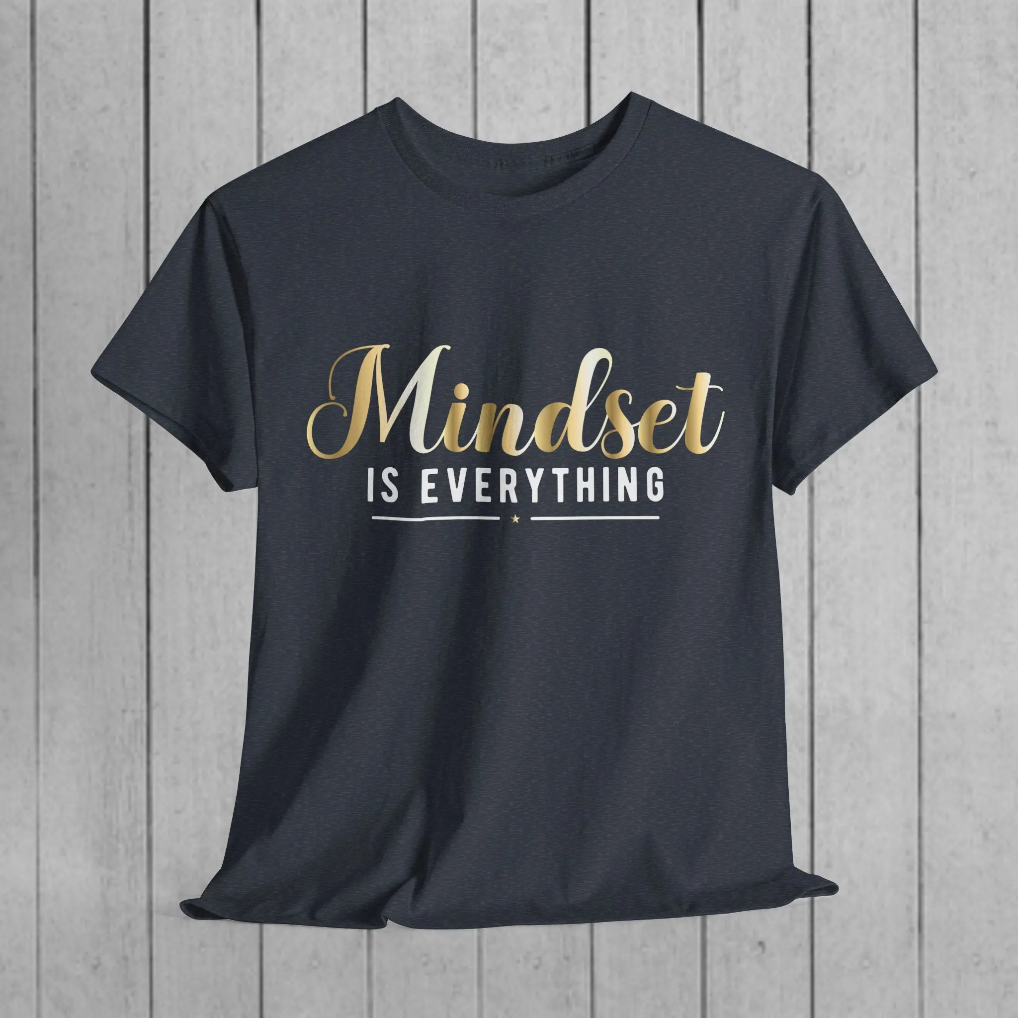 Mindset Unisex Heavy Cotton Tee - Inspirational T-Shirt for Positive Thinking