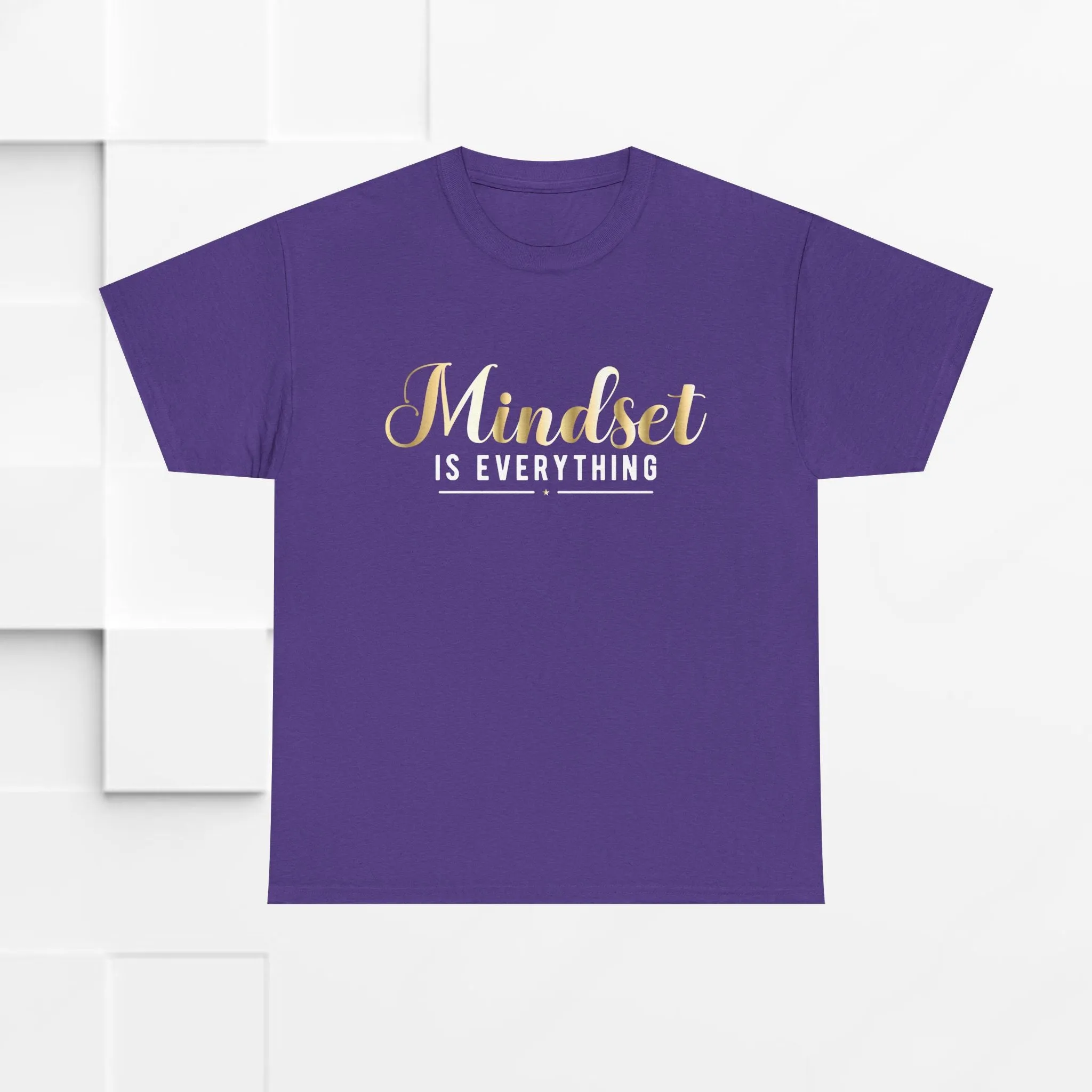 Mindset Unisex Heavy Cotton Tee - Inspirational T-Shirt for Positive Thinking