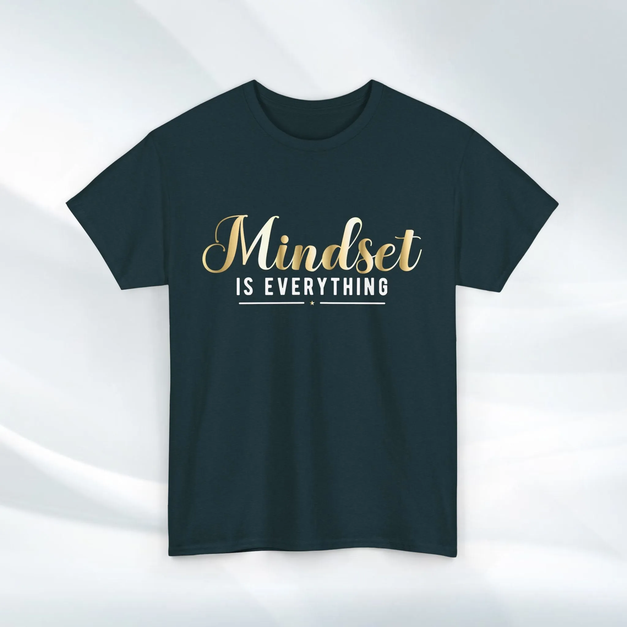 Mindset Unisex Heavy Cotton Tee - Inspirational T-Shirt for Positive Thinking