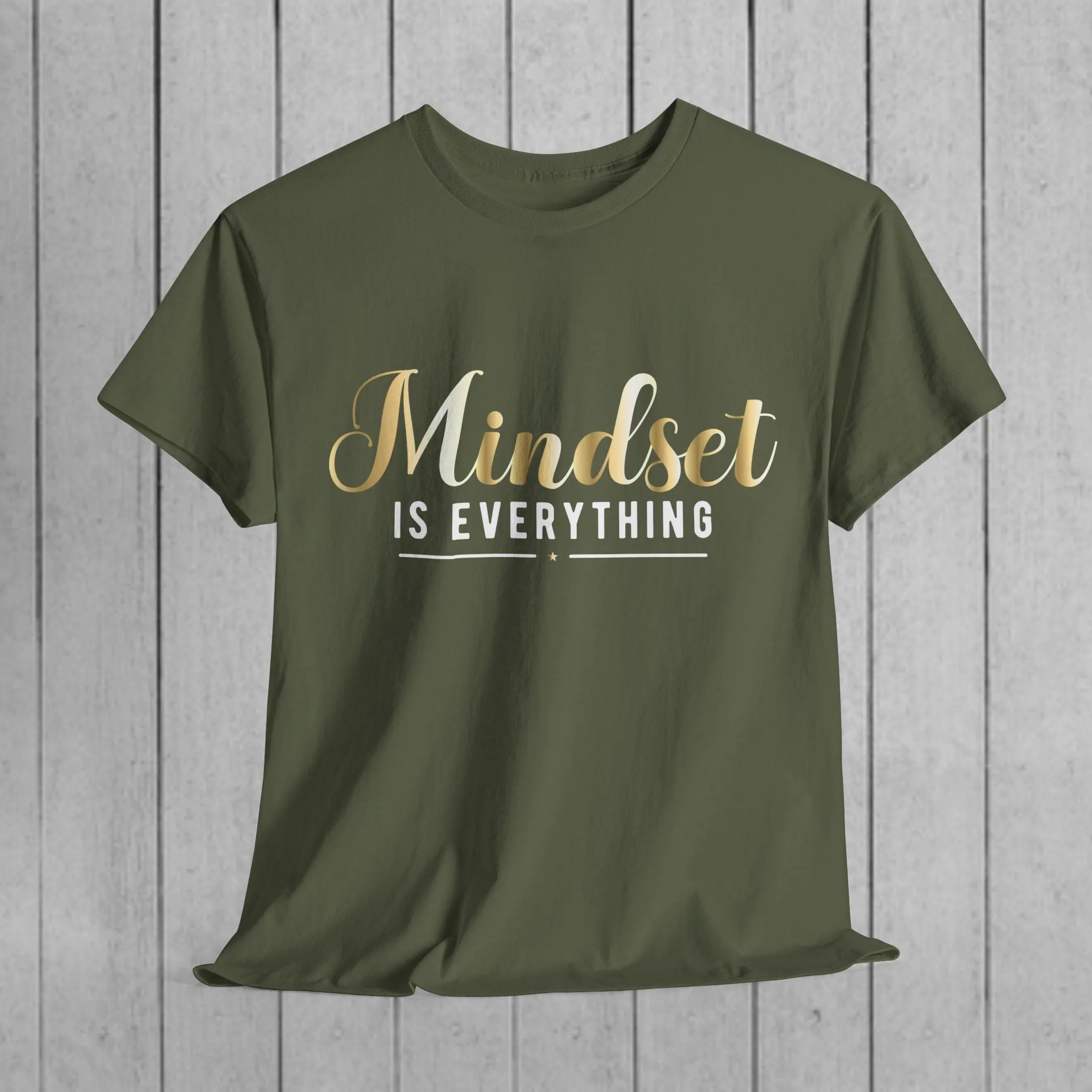 Mindset Unisex Heavy Cotton Tee - Inspirational T-Shirt for Positive Thinking