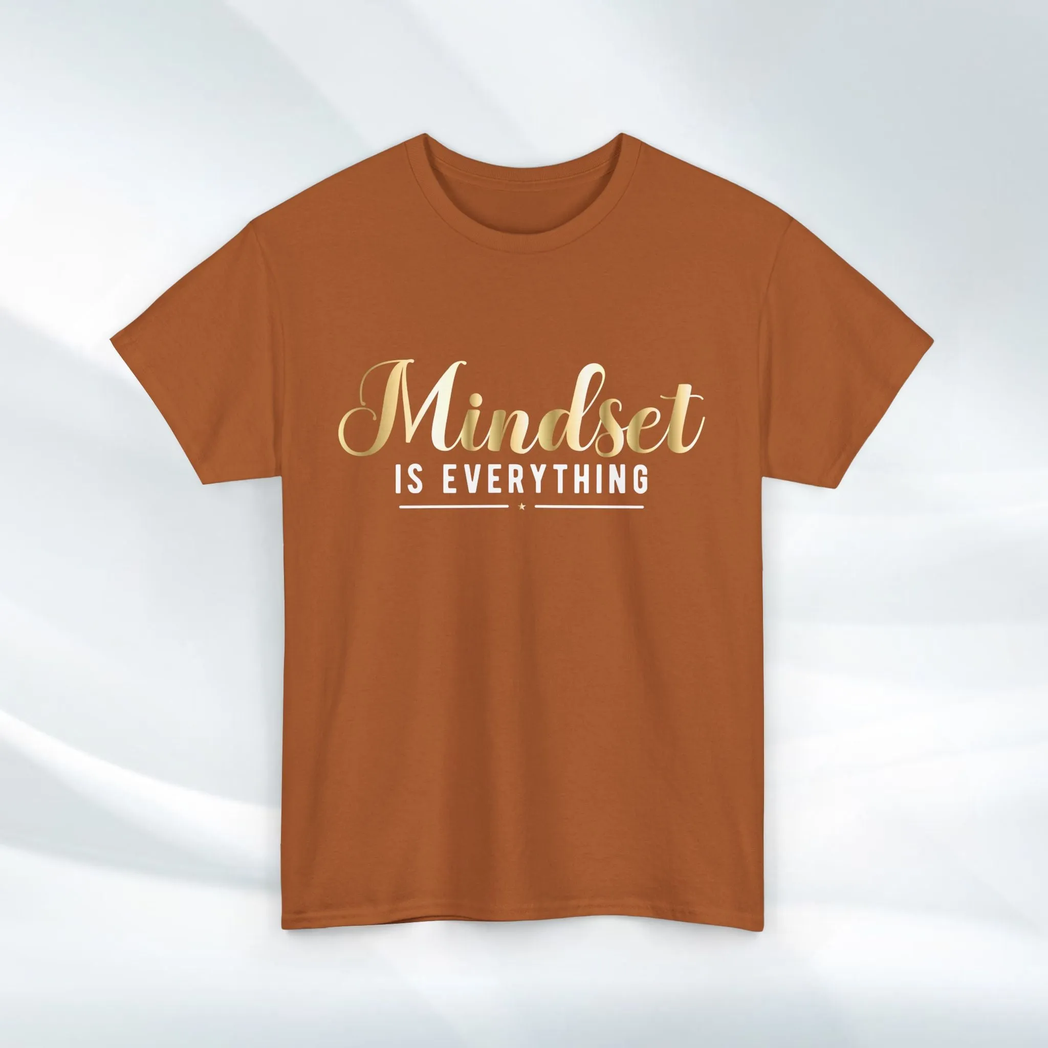 Mindset Unisex Heavy Cotton Tee - Inspirational T-Shirt for Positive Thinking