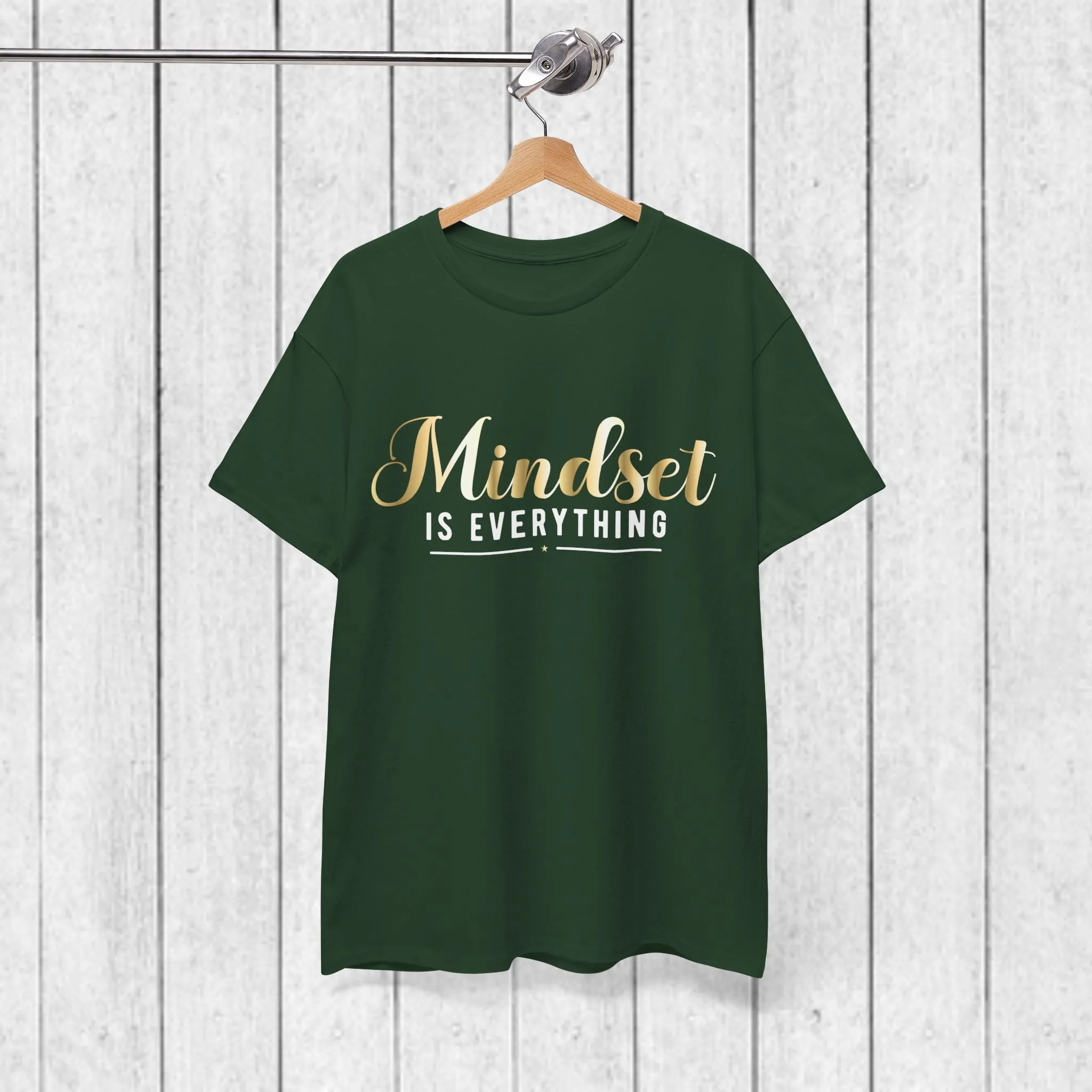 Mindset Unisex Heavy Cotton Tee - Inspirational T-Shirt for Positive Thinking