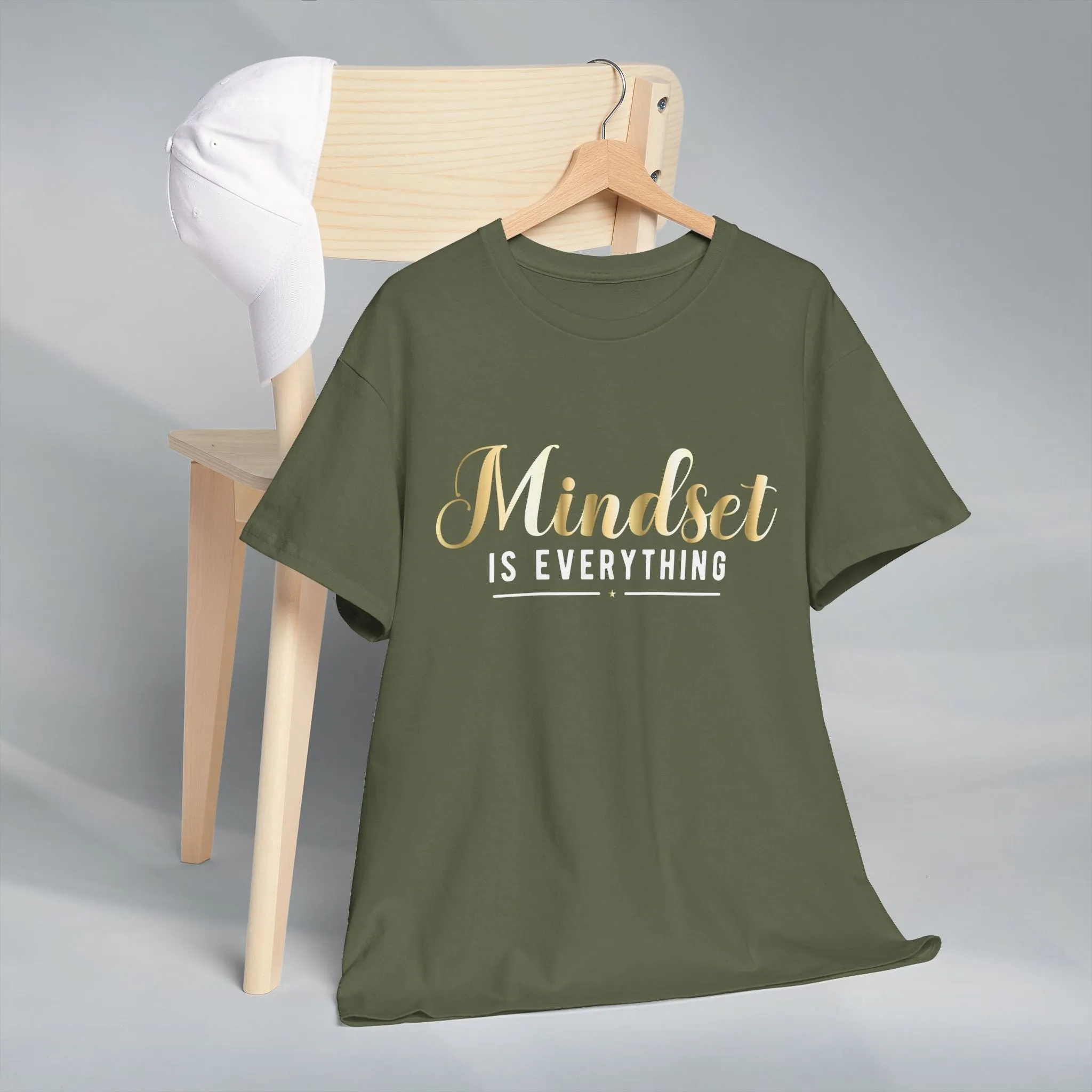 Mindset Unisex Heavy Cotton Tee - Inspirational T-Shirt for Positive Thinking