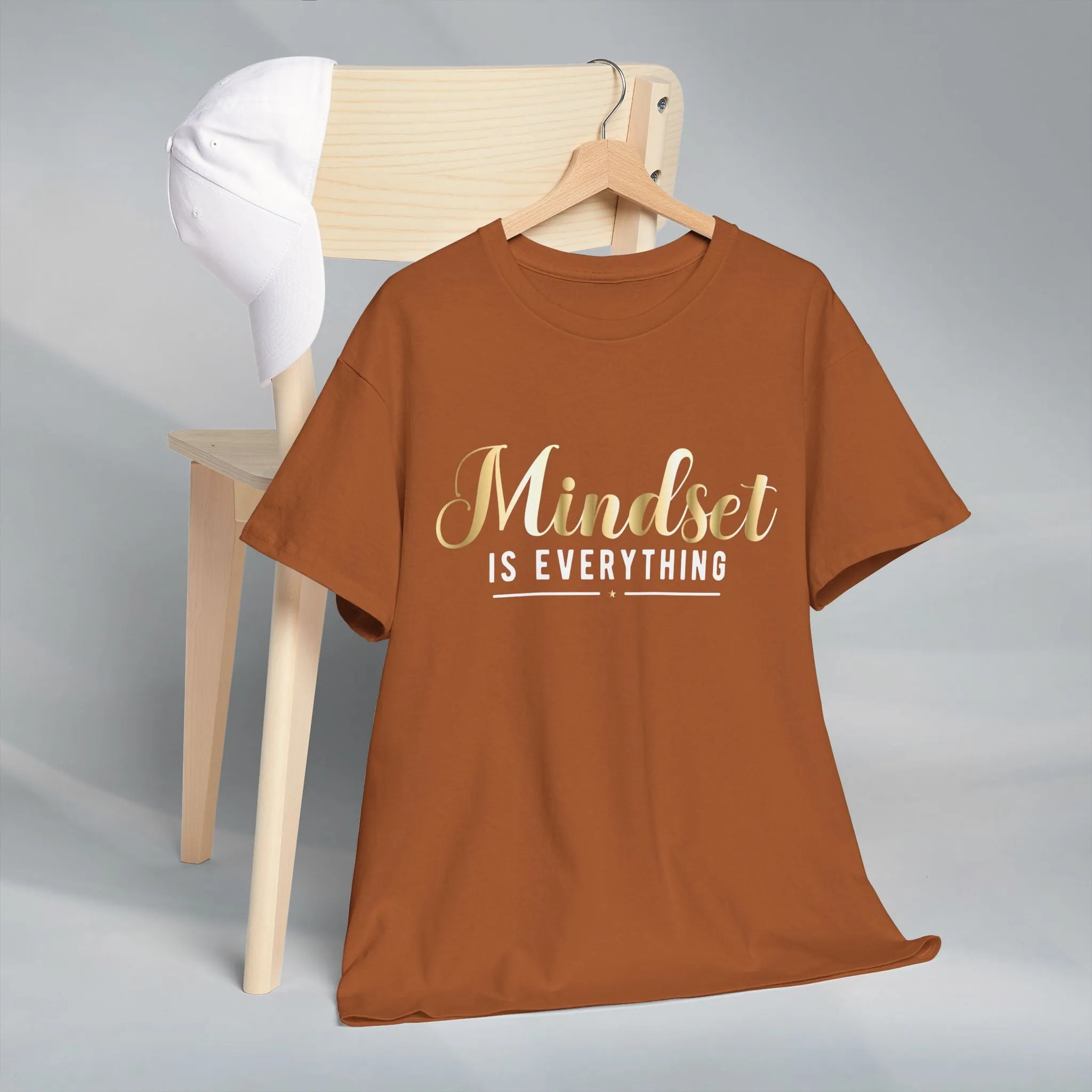 Mindset Unisex Heavy Cotton Tee - Inspirational T-Shirt for Positive Thinking