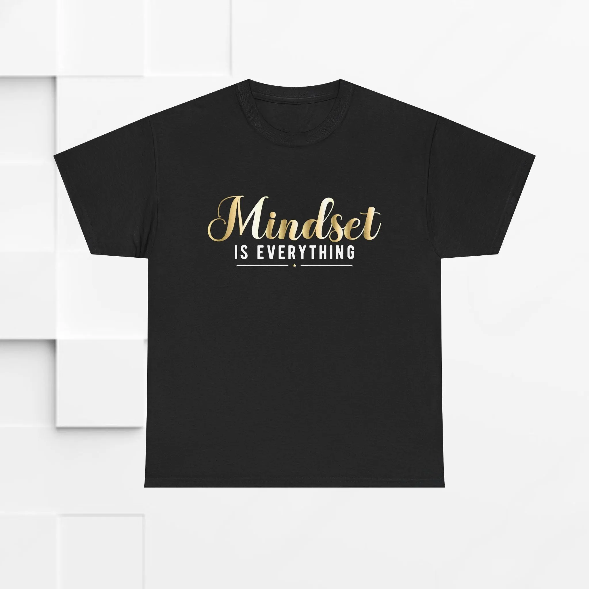 Mindset Unisex Heavy Cotton Tee - Inspirational T-Shirt for Positive Thinking