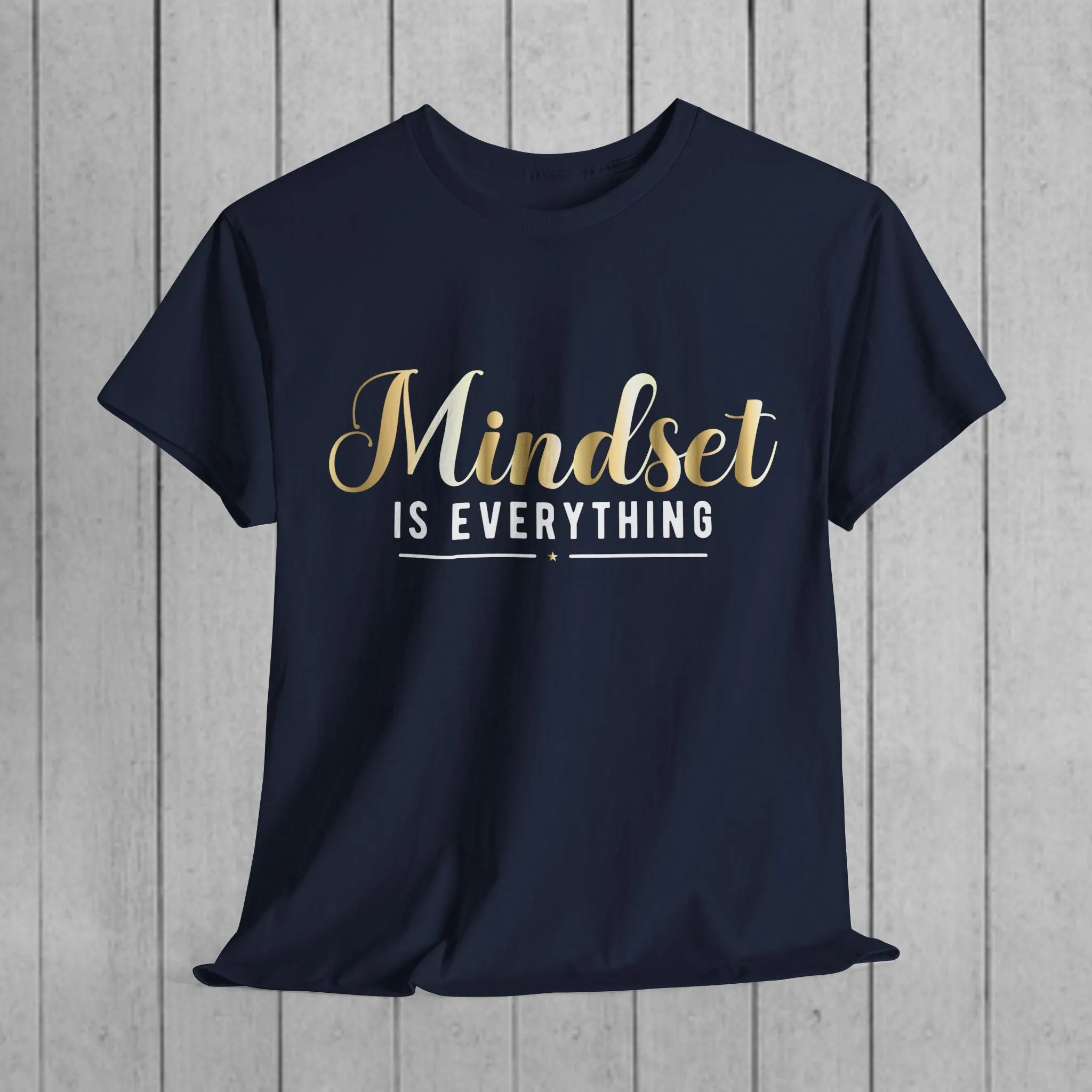 Mindset Unisex Heavy Cotton Tee - Inspirational T-Shirt for Positive Thinking