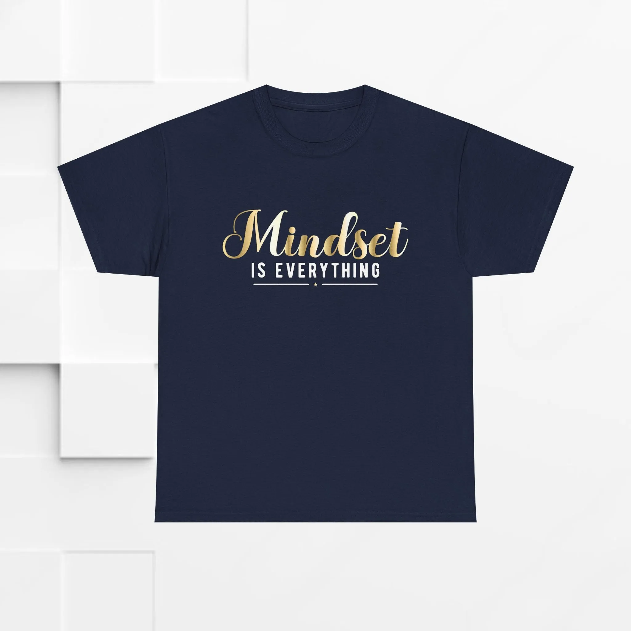 Mindset Unisex Heavy Cotton Tee - Inspirational T-Shirt for Positive Thinking