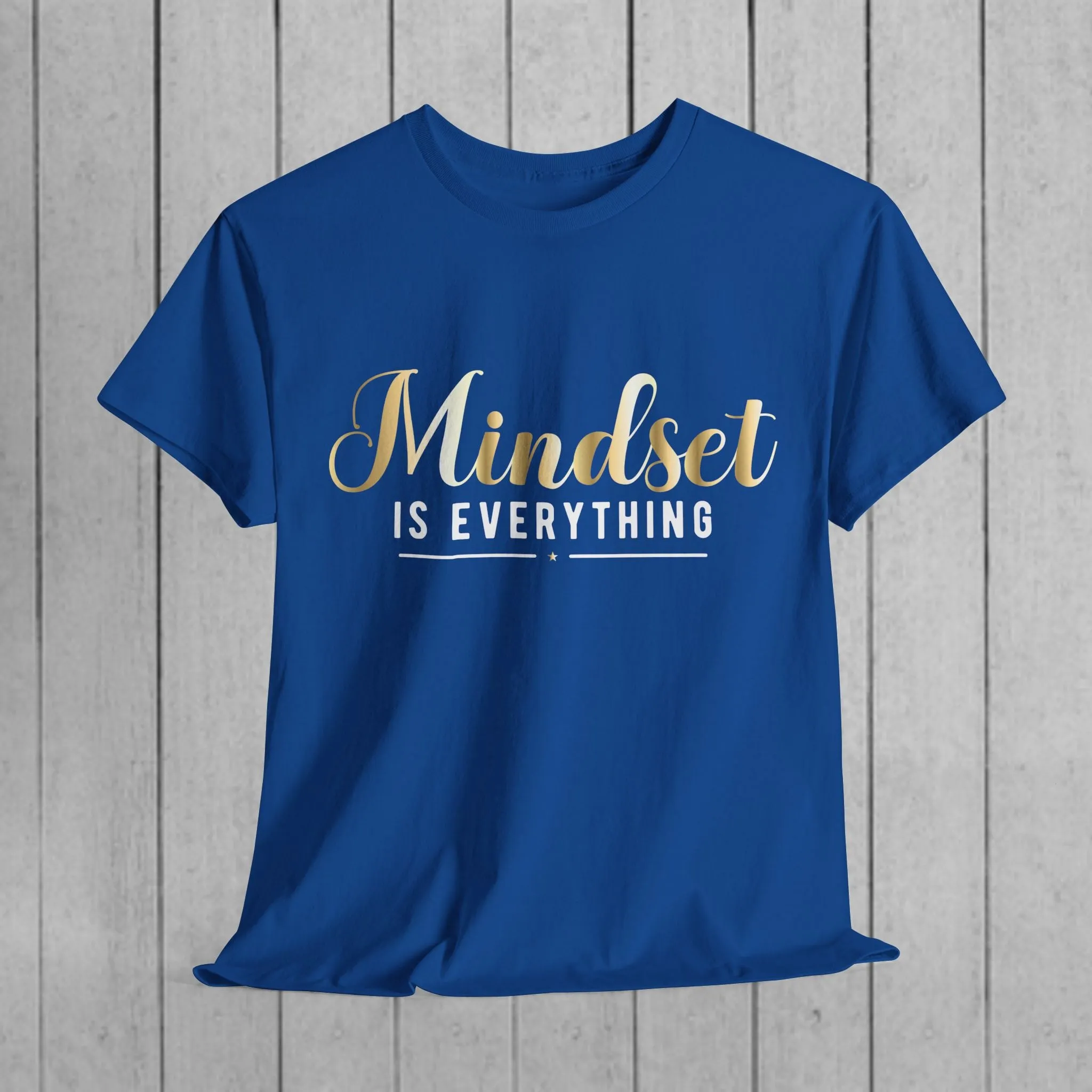 Mindset Unisex Heavy Cotton Tee - Inspirational T-Shirt for Positive Thinking