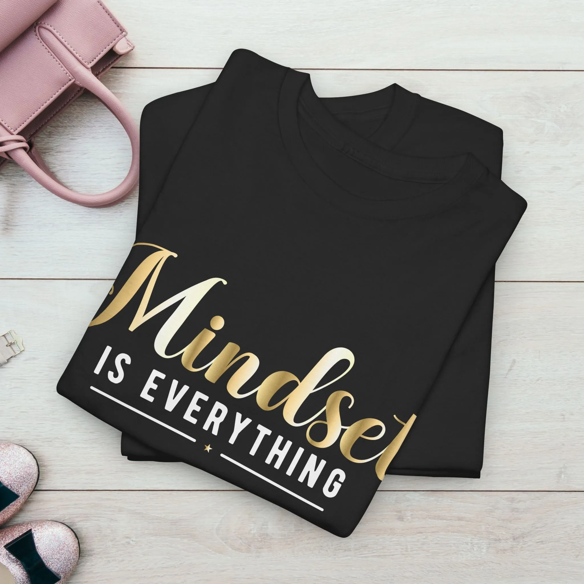 Mindset Unisex Heavy Cotton Tee - Inspirational T-Shirt for Positive Thinking