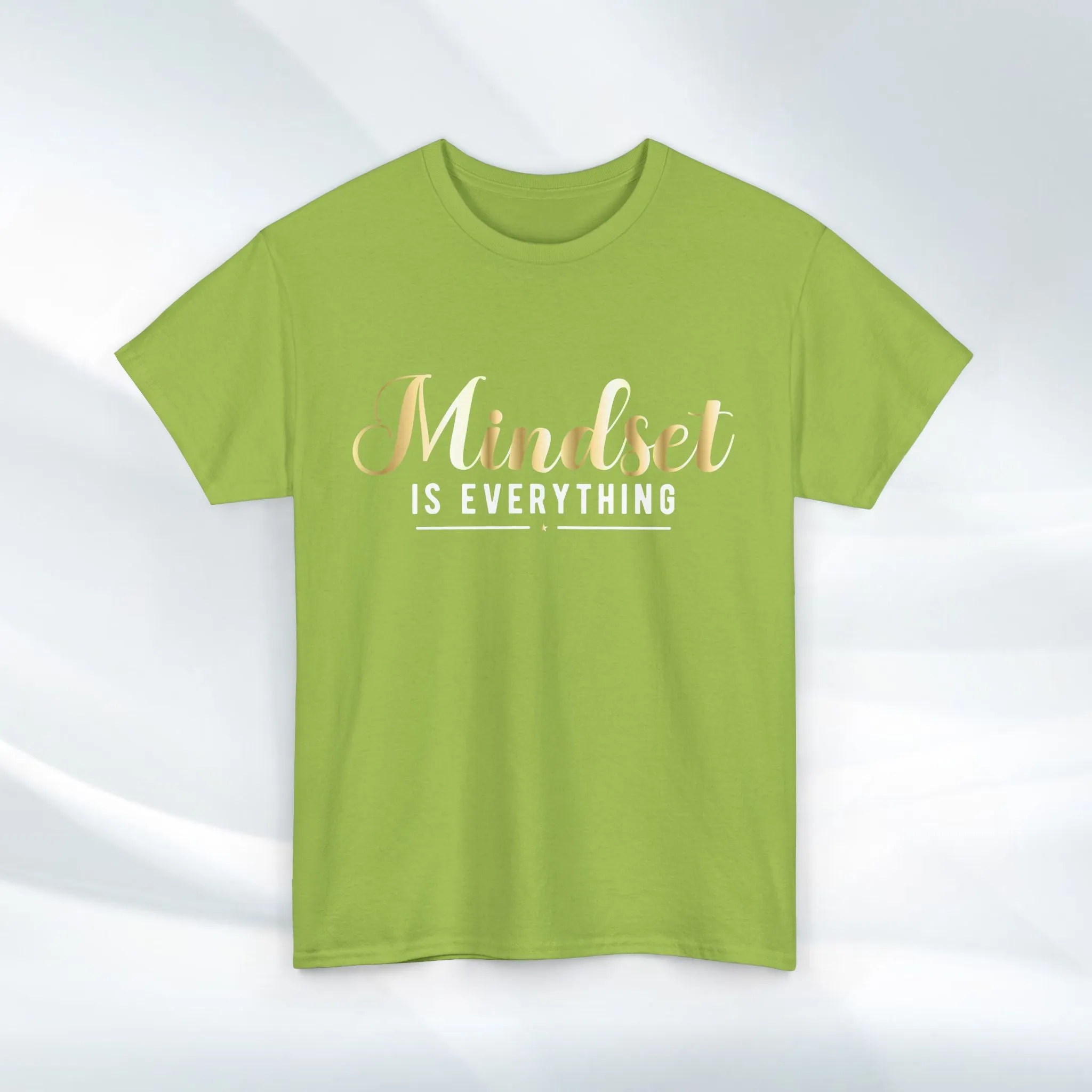 Mindset Unisex Heavy Cotton Tee - Inspirational T-Shirt for Positive Thinking