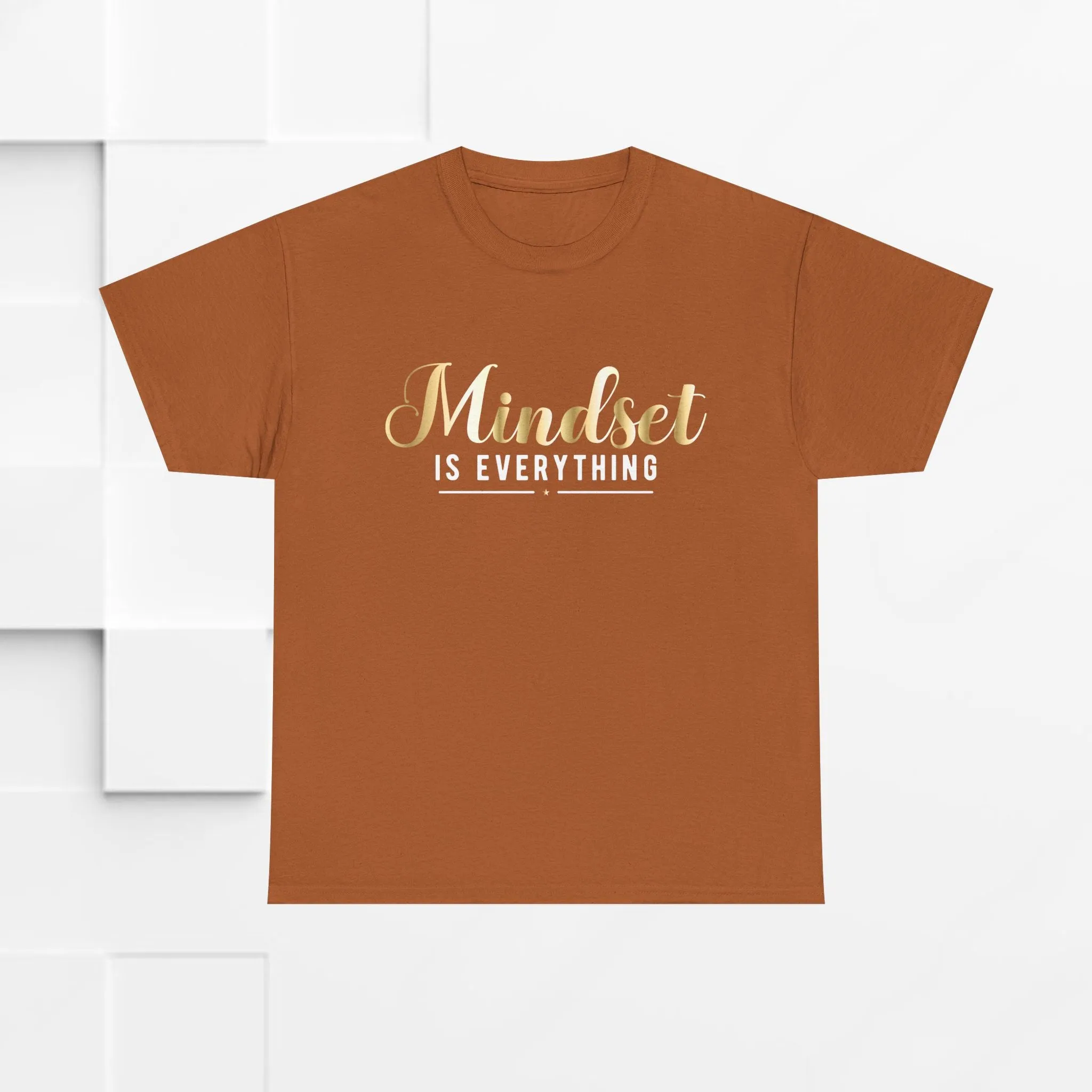 Mindset Unisex Heavy Cotton Tee - Inspirational T-Shirt for Positive Thinking