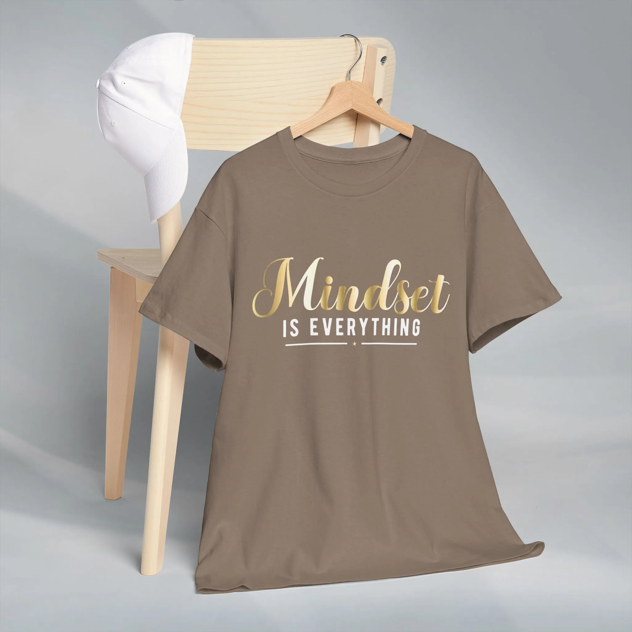 Mindset Unisex Heavy Cotton Tee - Inspirational T-Shirt for Positive Thinking