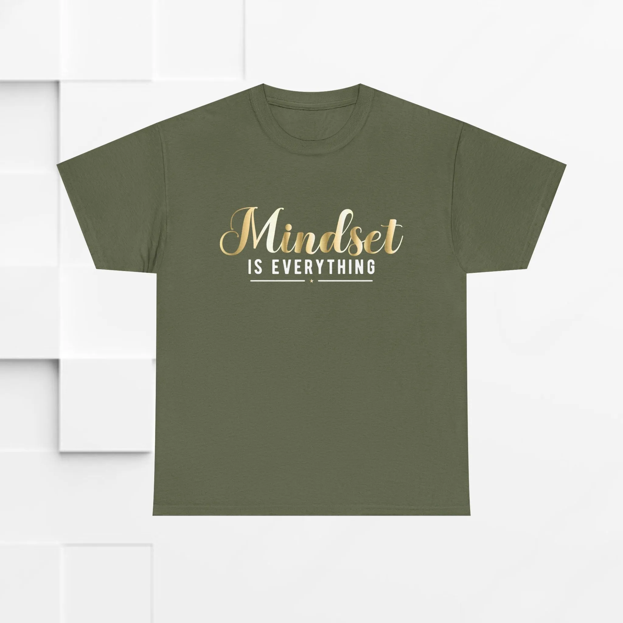 Mindset Unisex Heavy Cotton Tee - Inspirational T-Shirt for Positive Thinking