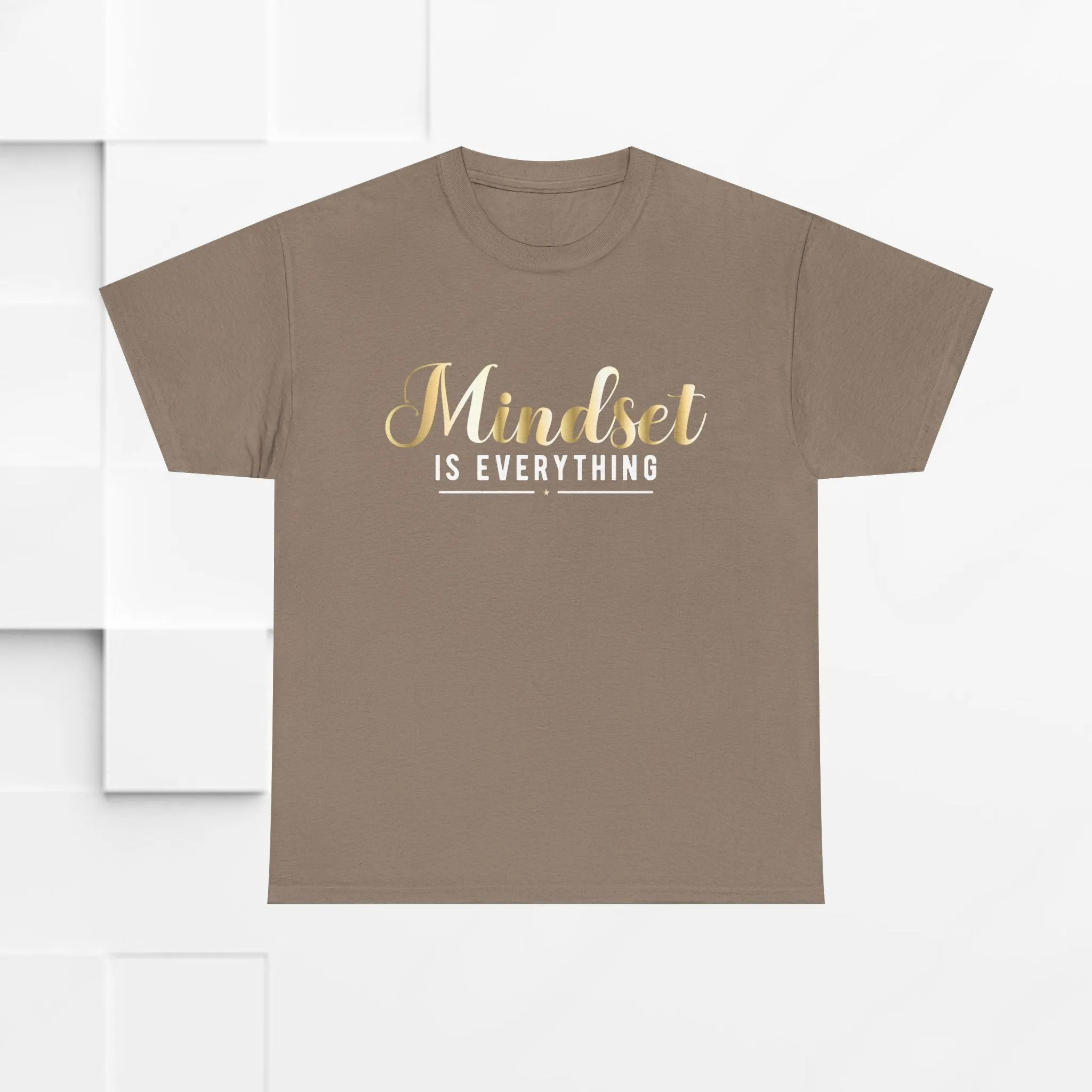 Mindset Unisex Heavy Cotton Tee - Inspirational T-Shirt for Positive Thinking