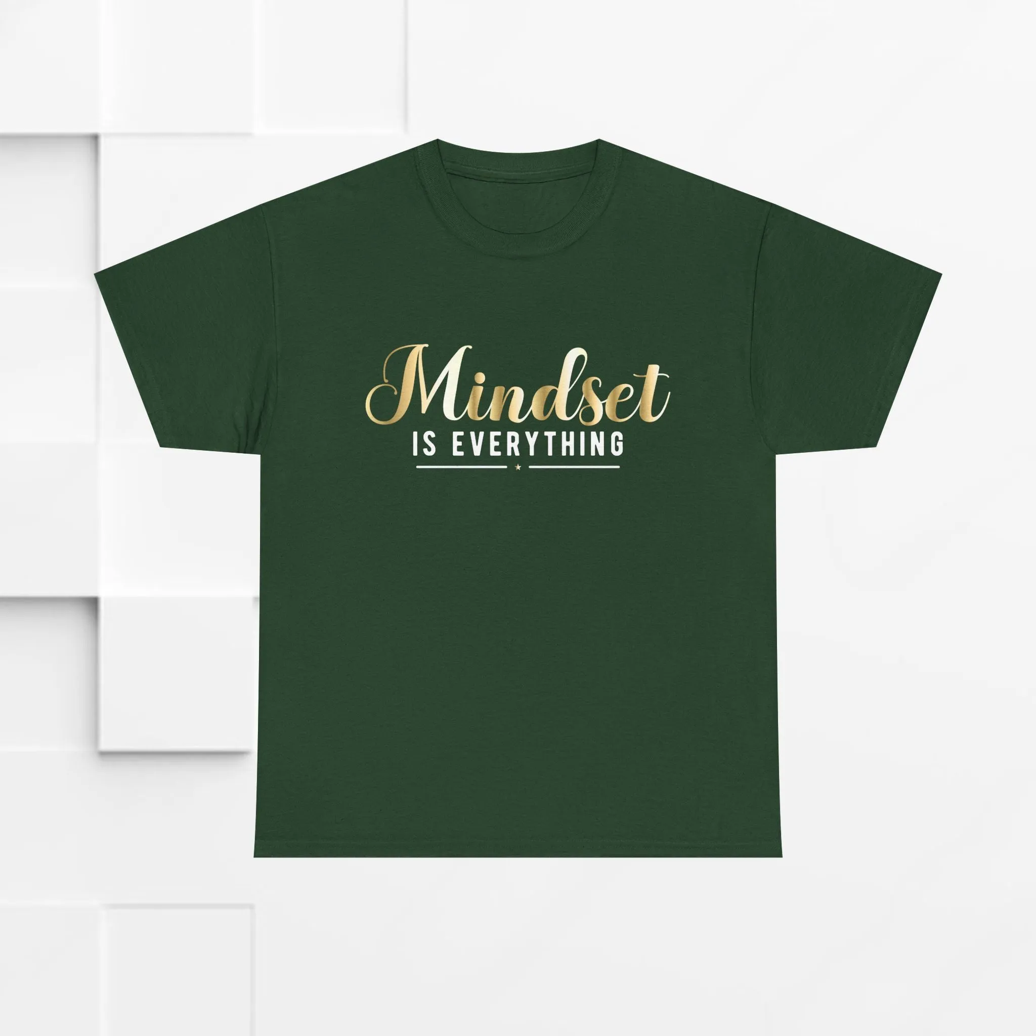 Mindset Unisex Heavy Cotton Tee - Inspirational T-Shirt for Positive Thinking