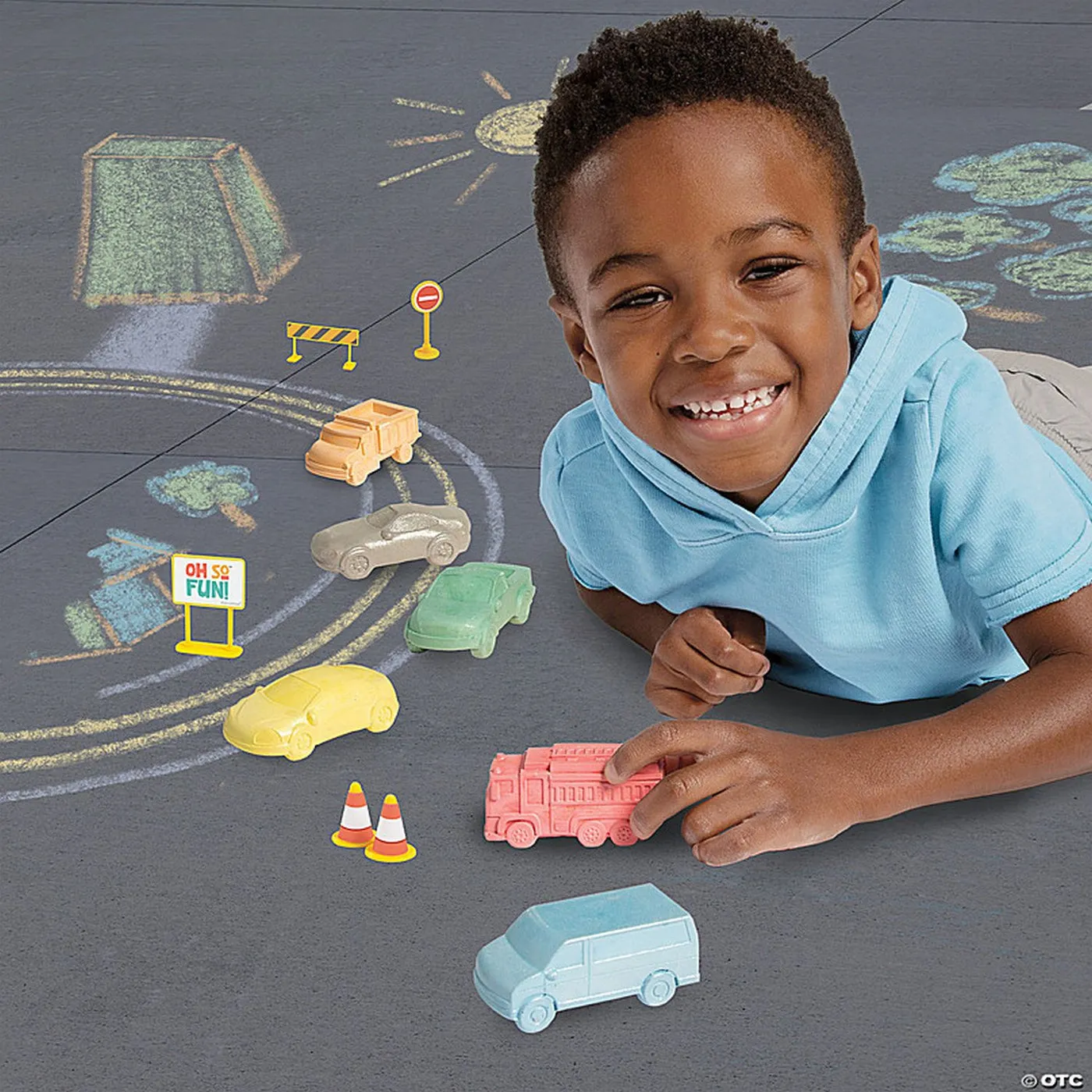Mindware Cars and Trucks Chalk Set