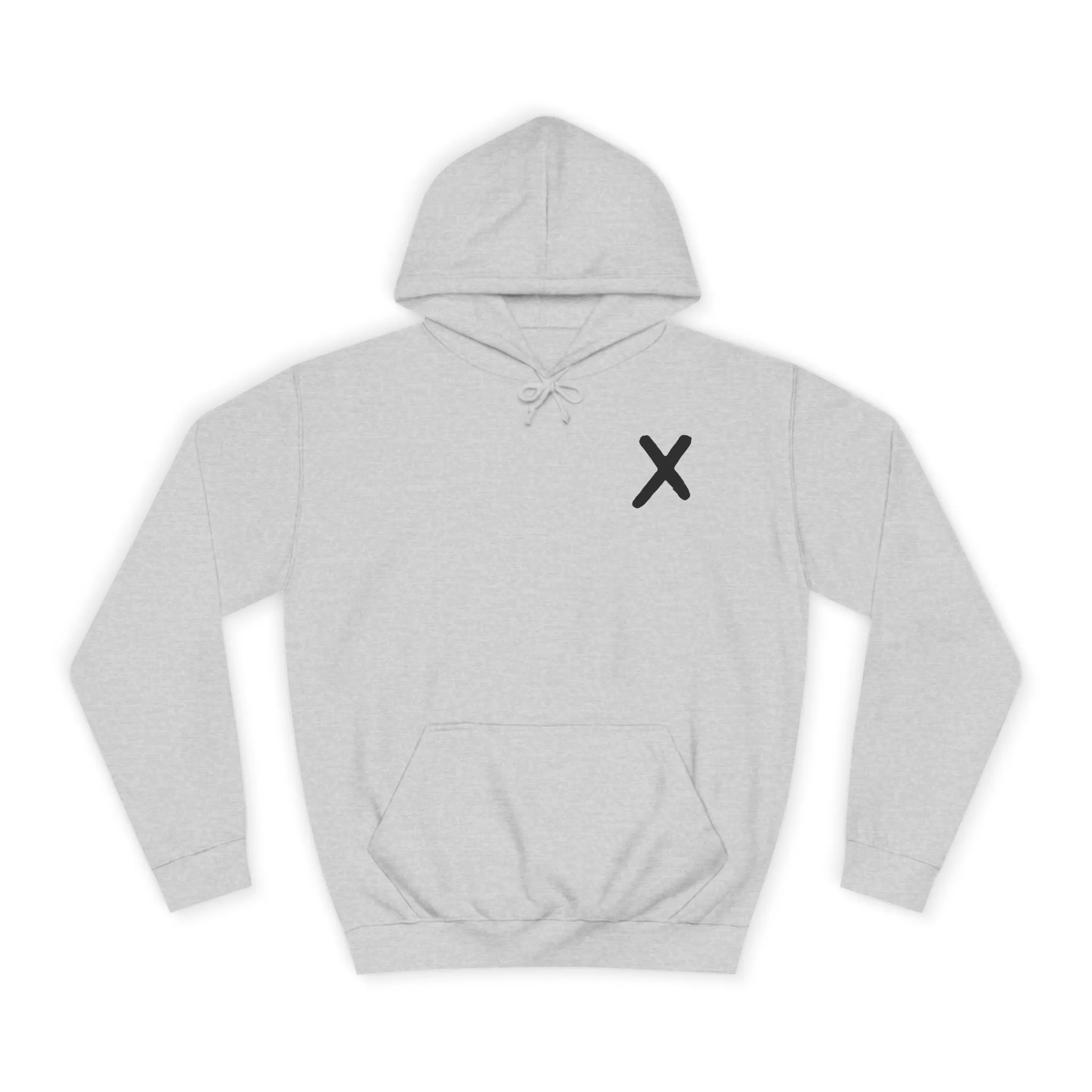 Minimalist Monogram Unisex College Hoodie | Casual Wear for Students
