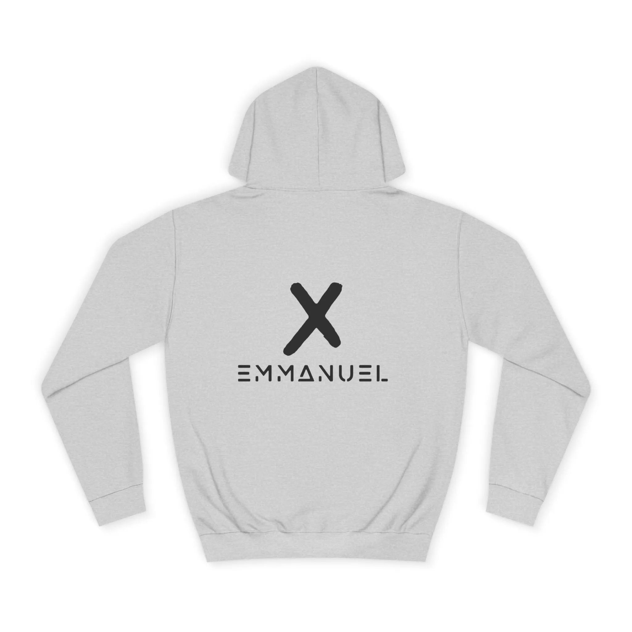 Minimalist Monogram Unisex College Hoodie | Casual Wear for Students