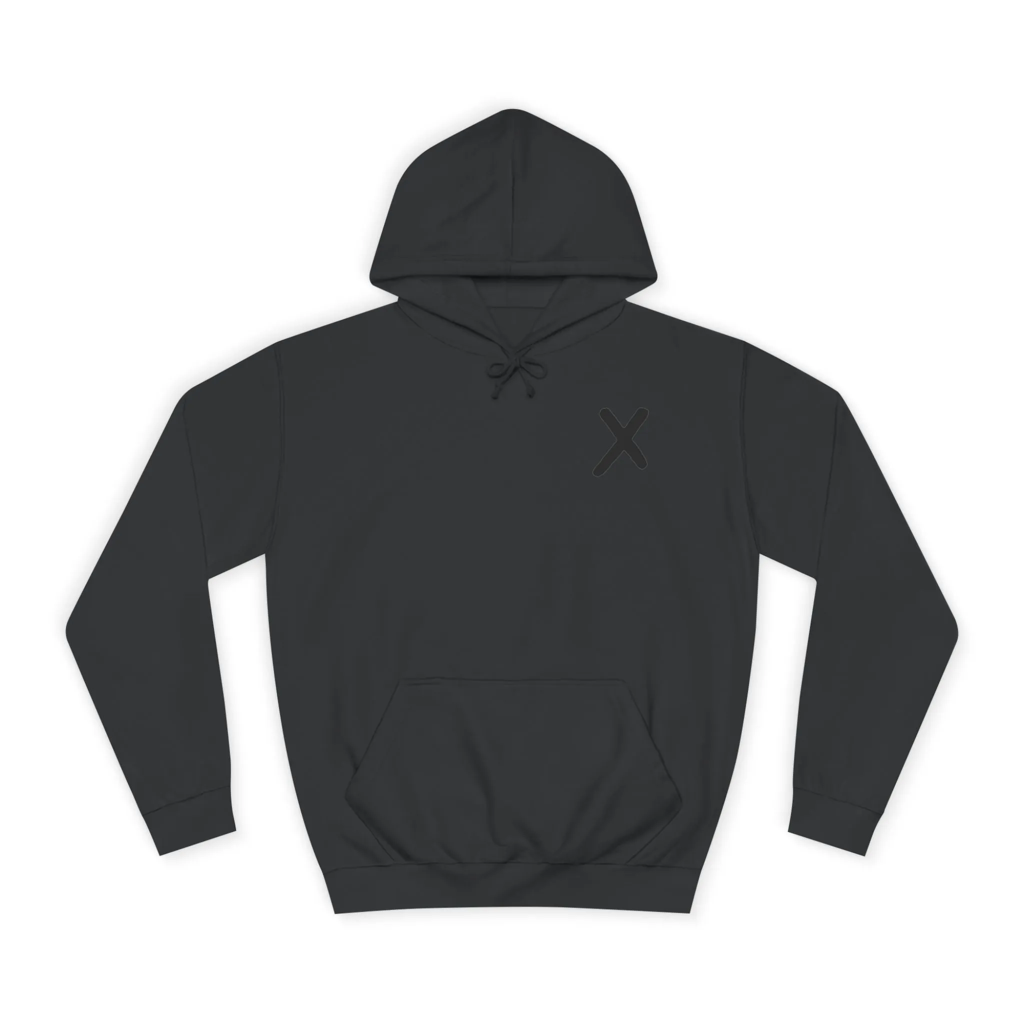 Minimalist Monogram Unisex College Hoodie | Casual Wear for Students