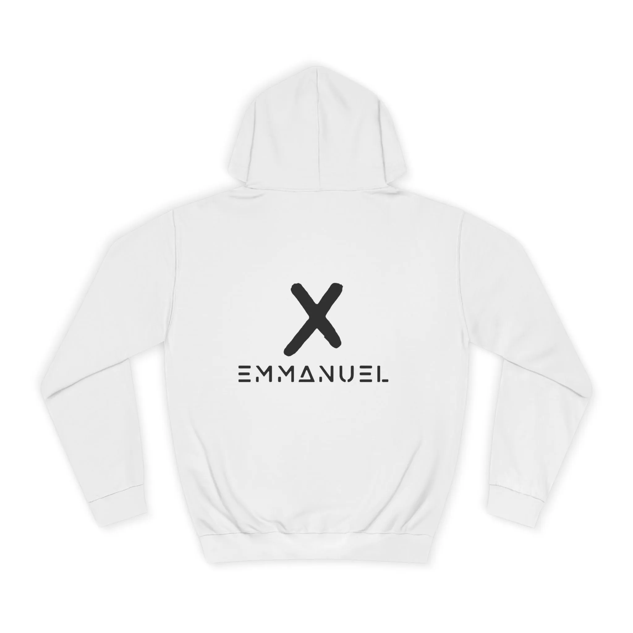 Minimalist Monogram Unisex College Hoodie | Casual Wear for Students