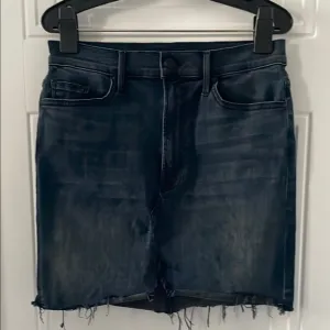 Mother The Sacred Slit Black Denim Miniskirt