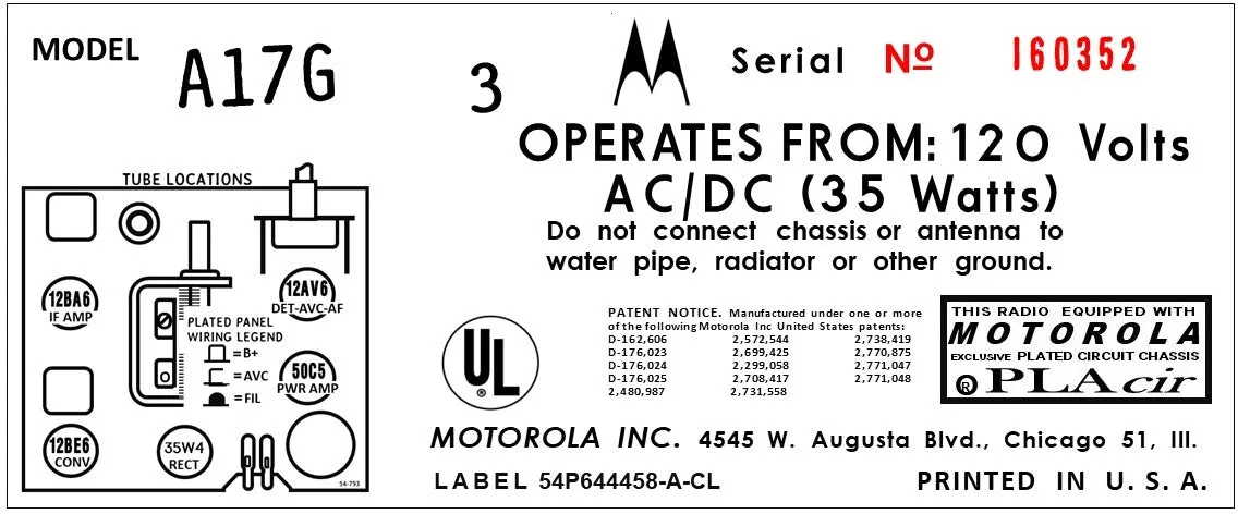 MOTOROLA-A17G
