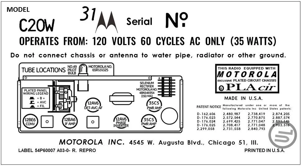 MOTOROLA-C20W