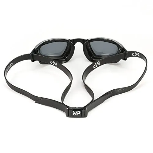 MP Michael Phelps XCEED Swimming Goggles, Smoke Lens, Grey/Black Frame