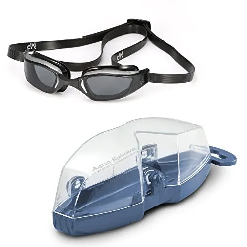 MP Michael Phelps XCEED Swimming Goggles, Smoke Lens, Grey/Black Frame