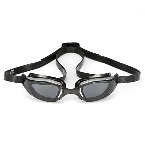 MP Michael Phelps XCEED Swimming Goggles, Smoke Lens, Grey/Black Frame