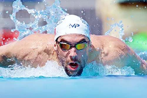 MP Michael Phelps XCEED Swimming Goggles, Smoke Lens, Grey/Black Frame