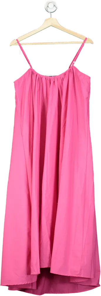 NA-KD Pink Maxi Dress UK XS