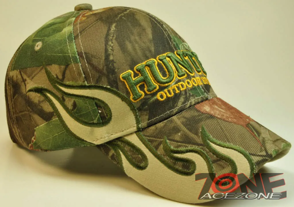 NEW! HUNTER OUTDOOR SPORTS HUNTING CAP HAT GREEN CAMO