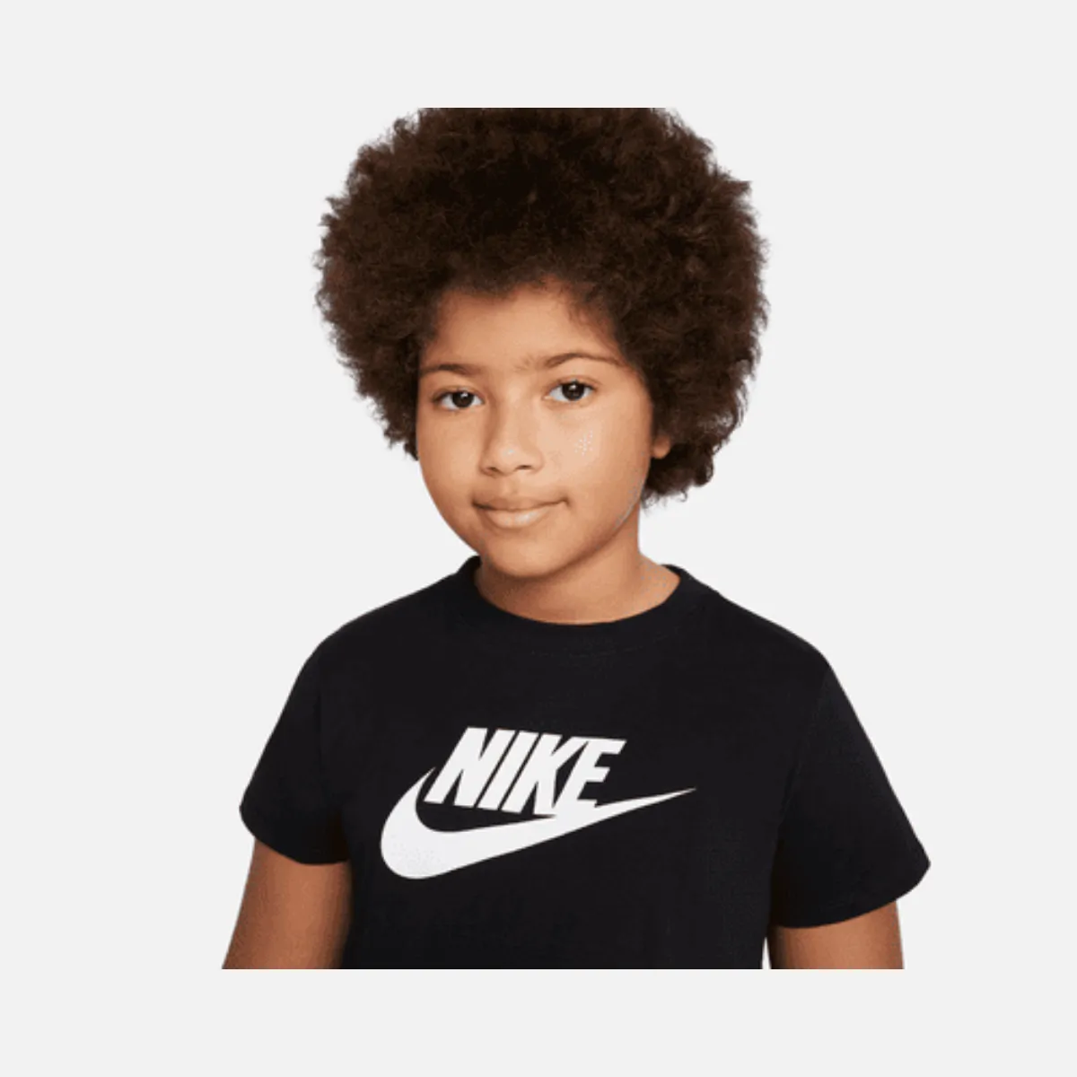Nike Sportswear Women's TEE CROP FUTURA -Black